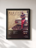 #noir Tableau de l'album Tant qu'on respire de Makassy, cadre noir, imprimé et encadré en France