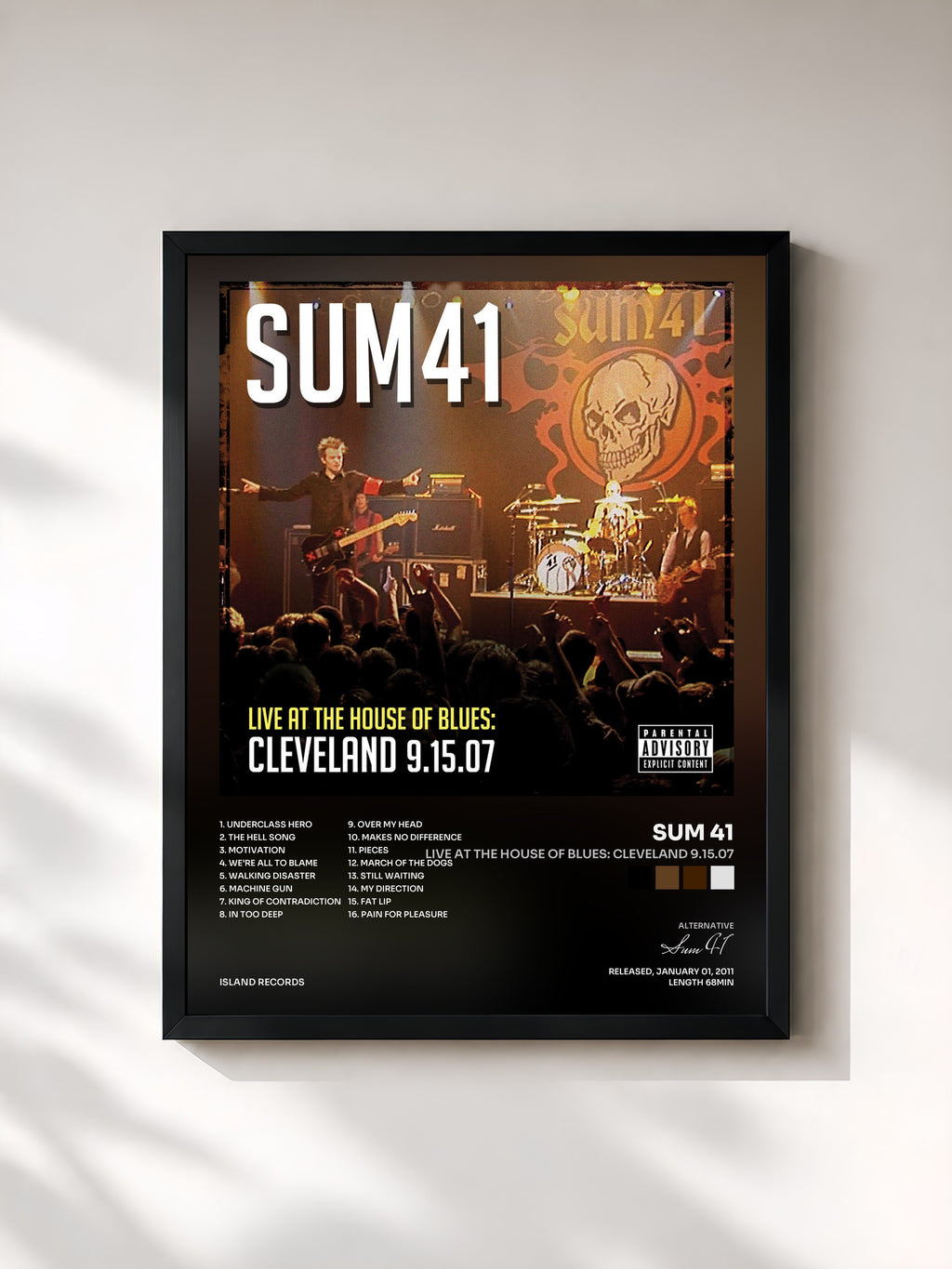 Sum 41 · Live At The House Of Blues: Cleveland 9.15.07