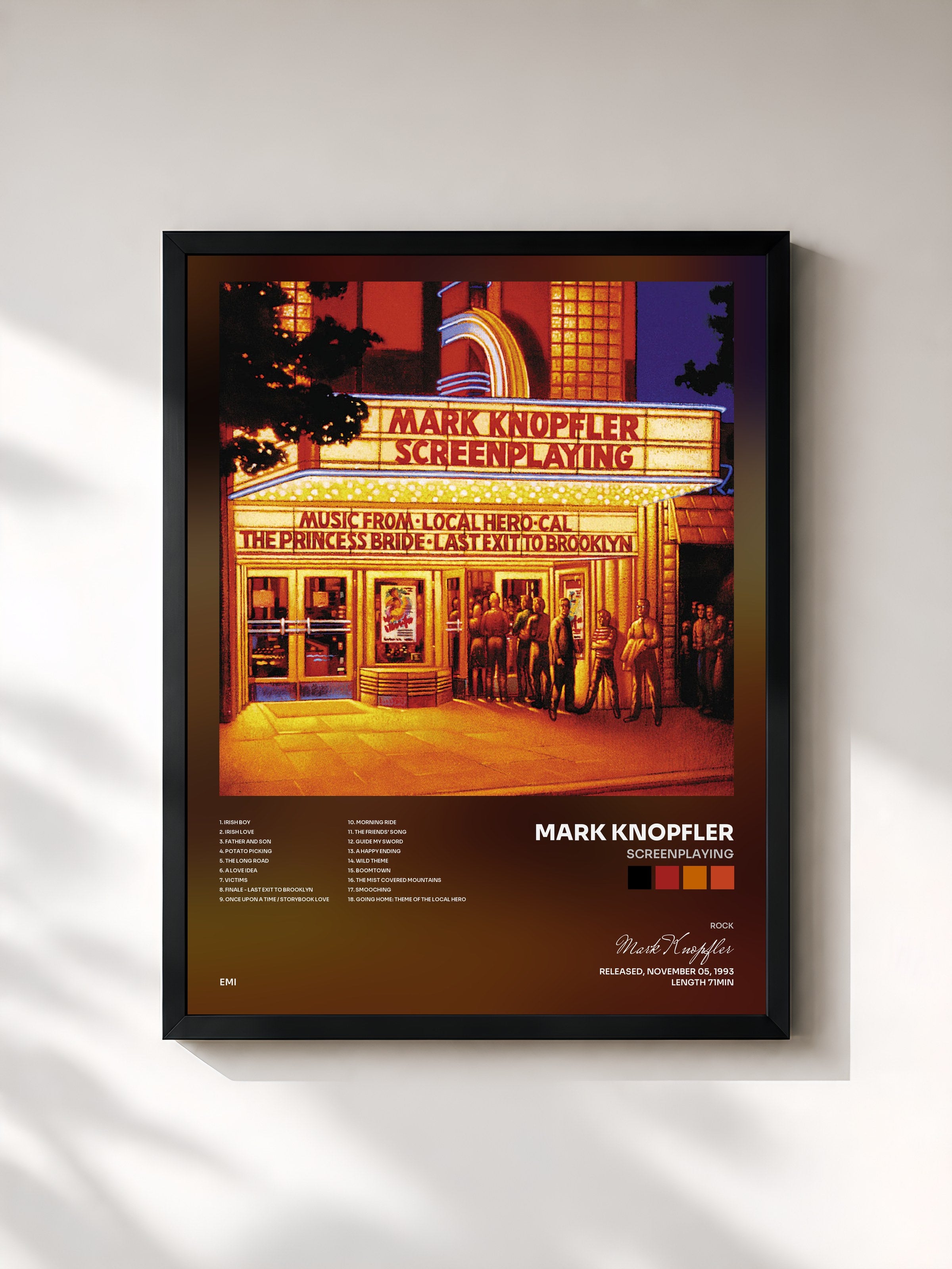 Mark Knopfler · Screenplaying
