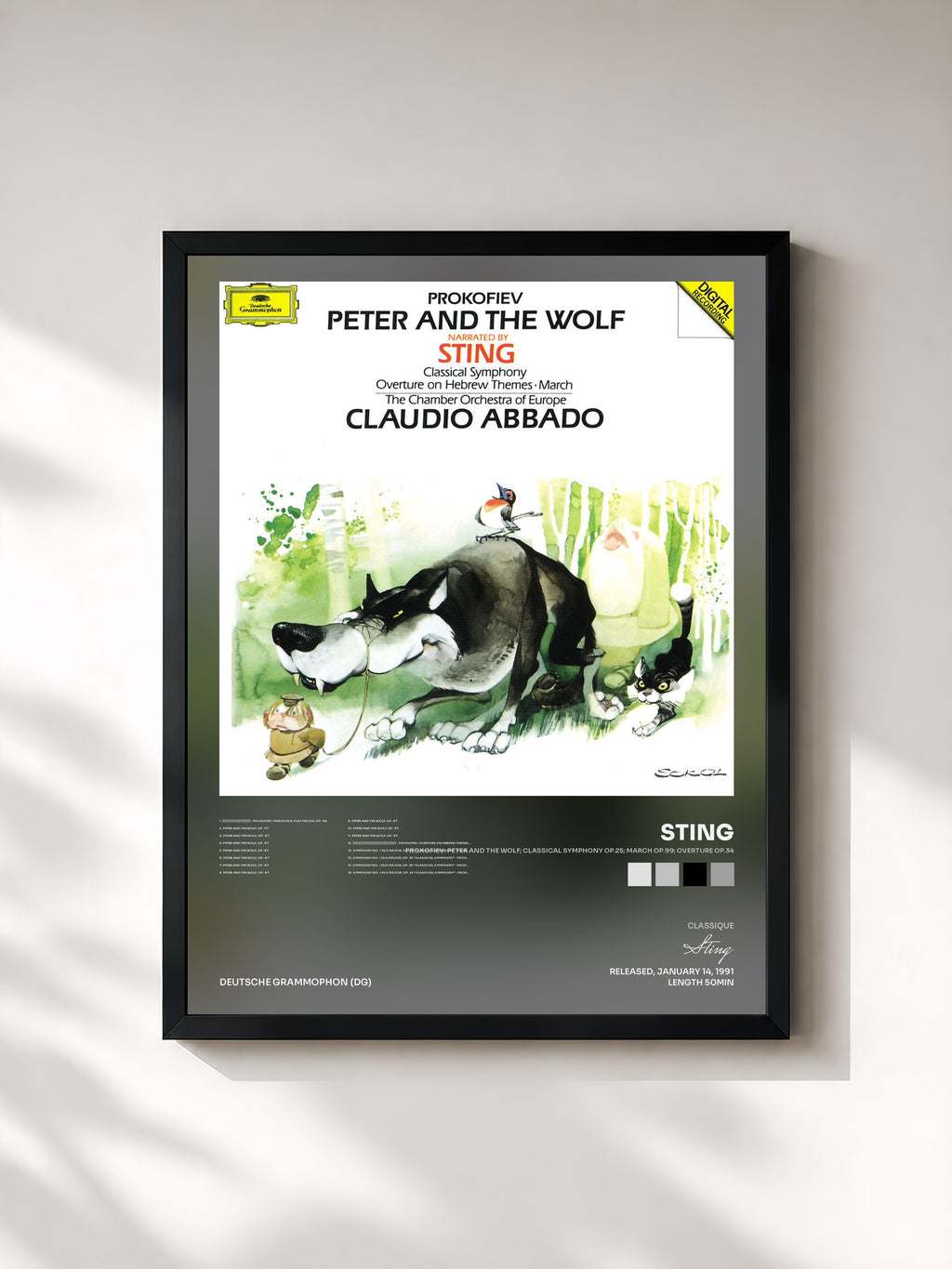 Sting · Prokofiev: Peter and the Wolf; Classical Symphony Op.25; March Op.99; Overture Op.34