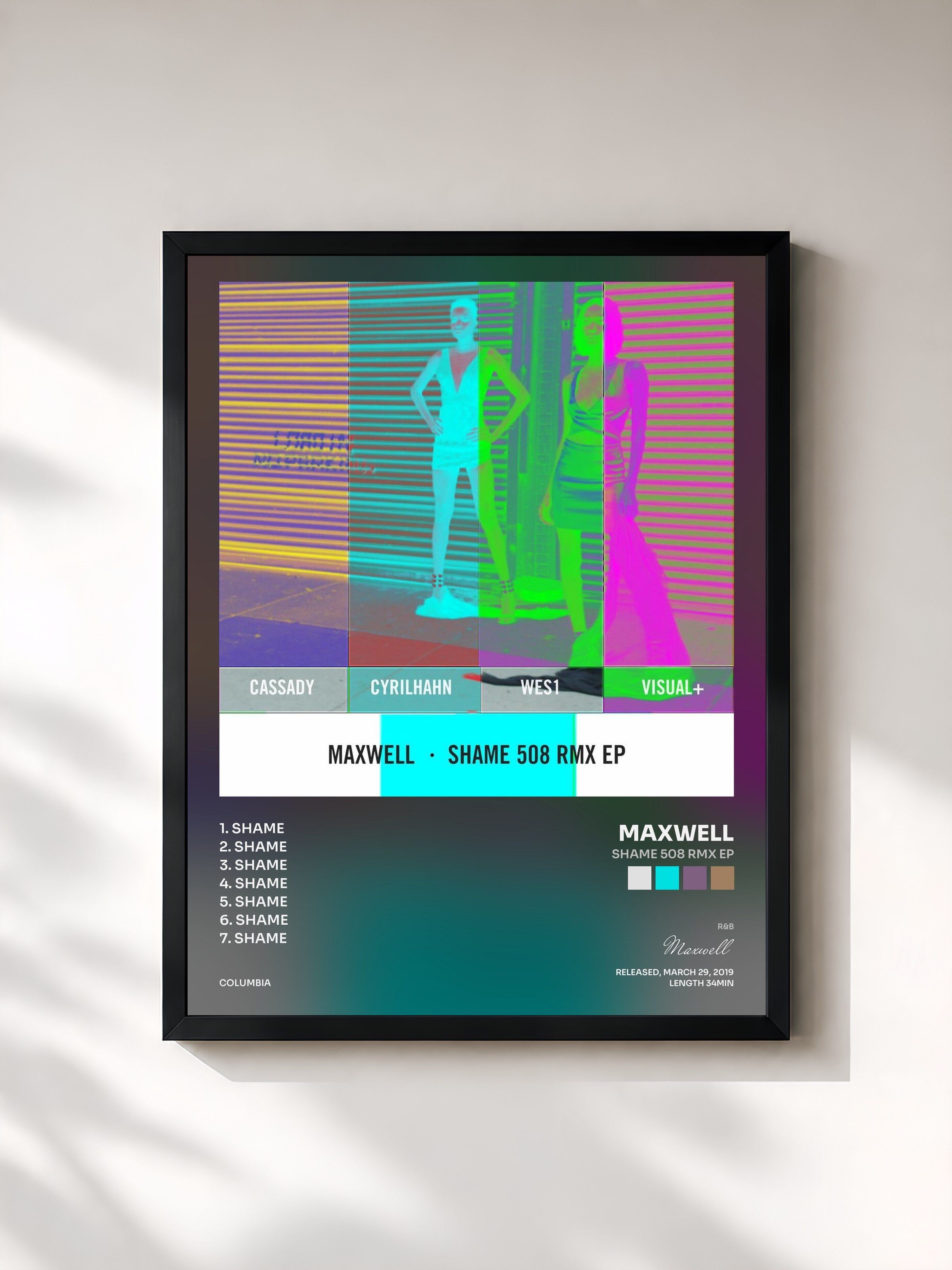 Maxwell · SHAME 508 RMX EP