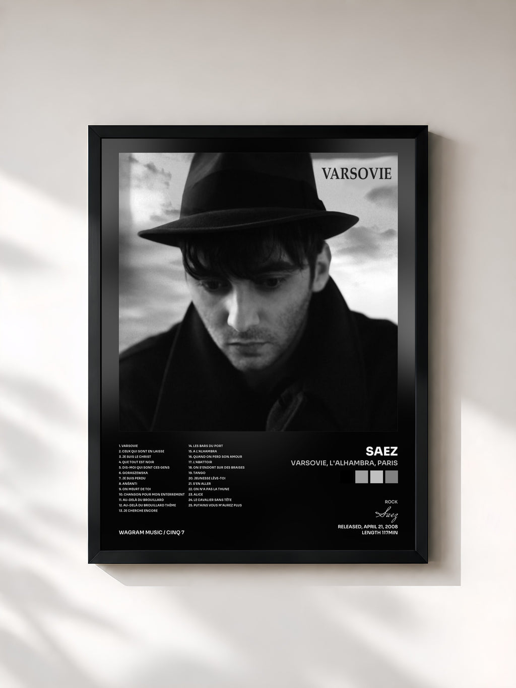 Saez · Varsovie, L'Alhambra, Paris