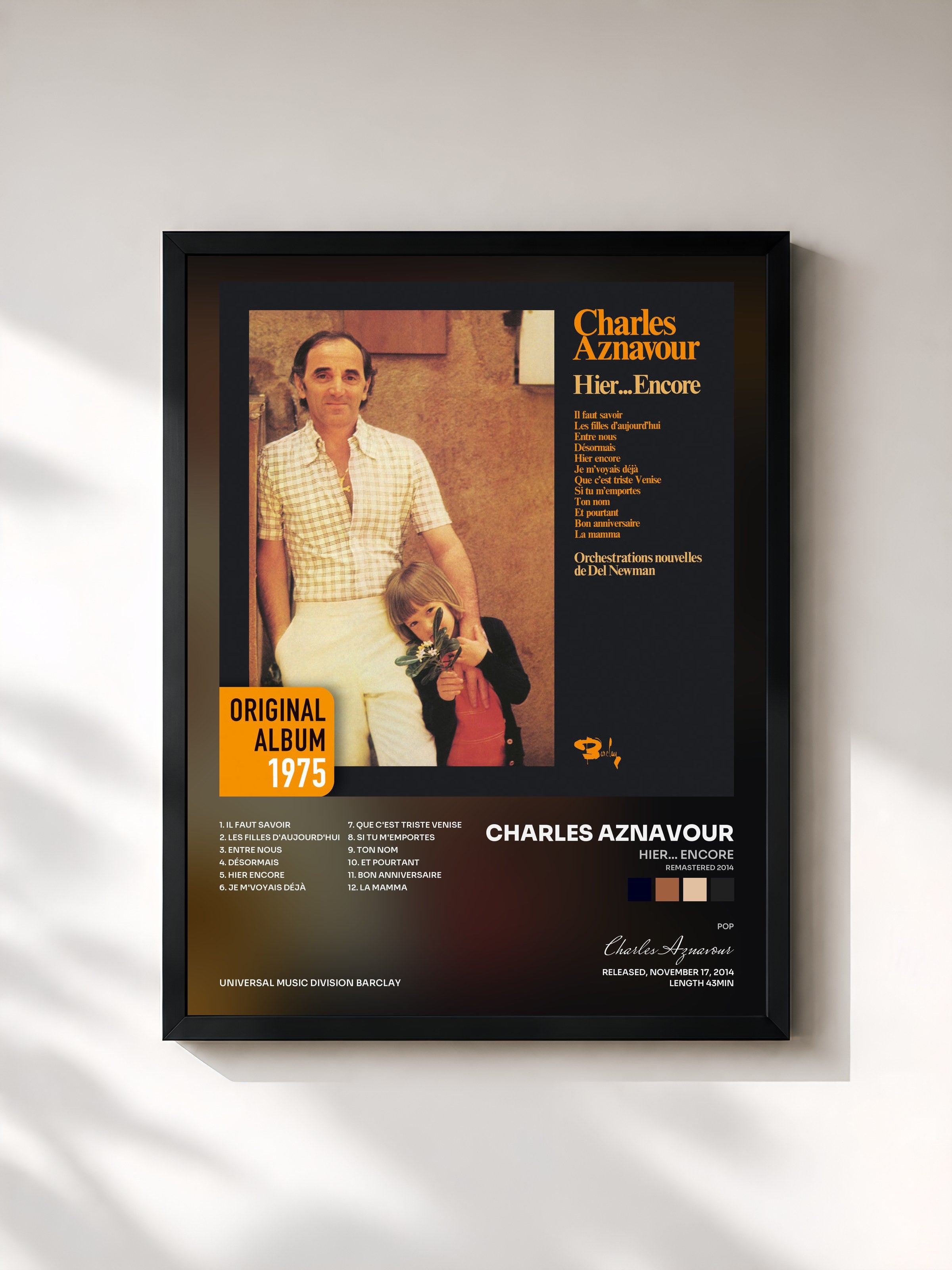 Charles Aznavour · Hier... Encore (Remastered 2014)