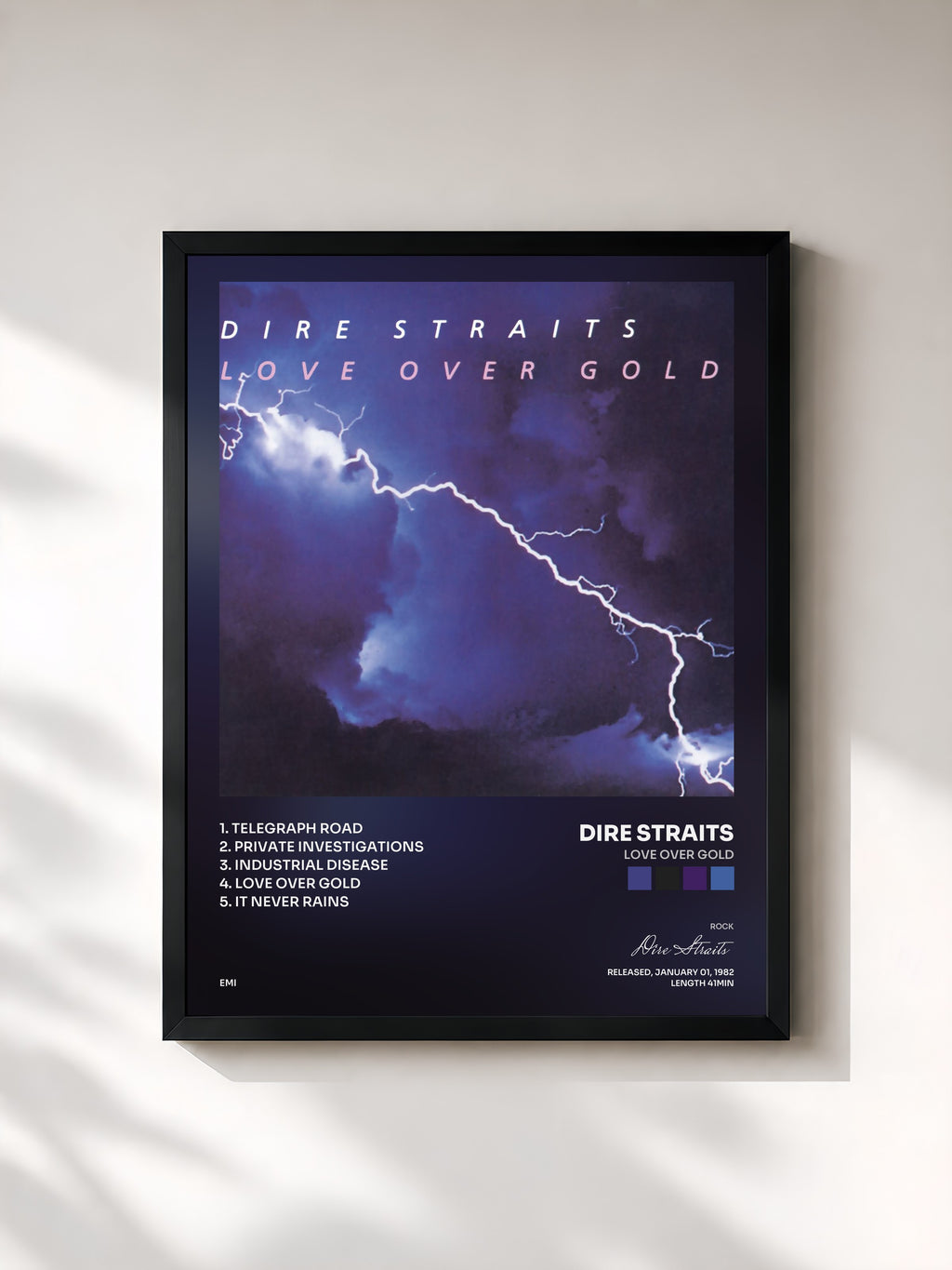 Dire Straits · Love Over Gold