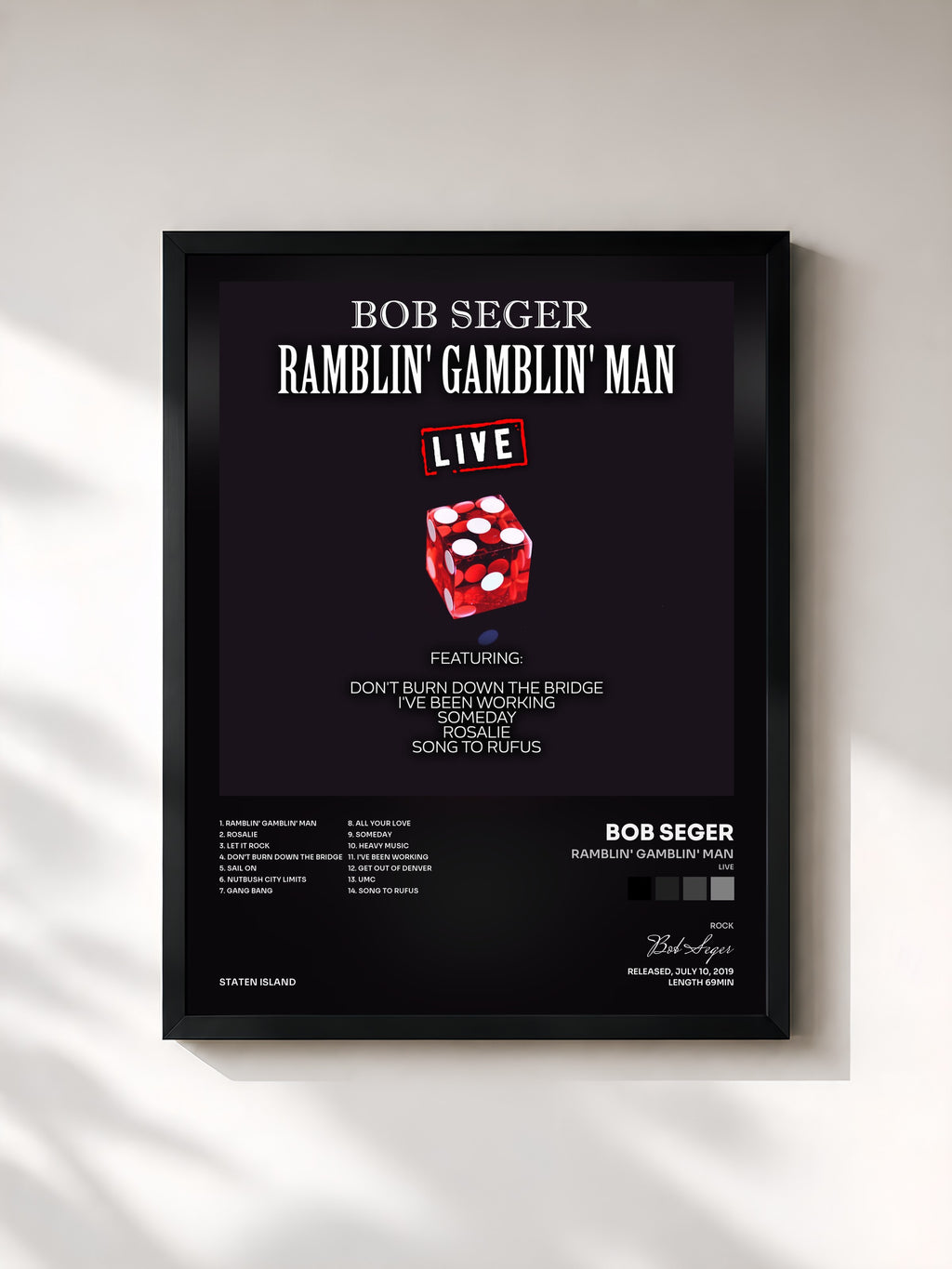 Bob Seger · Ramblin' Gamblin' Man (Live)