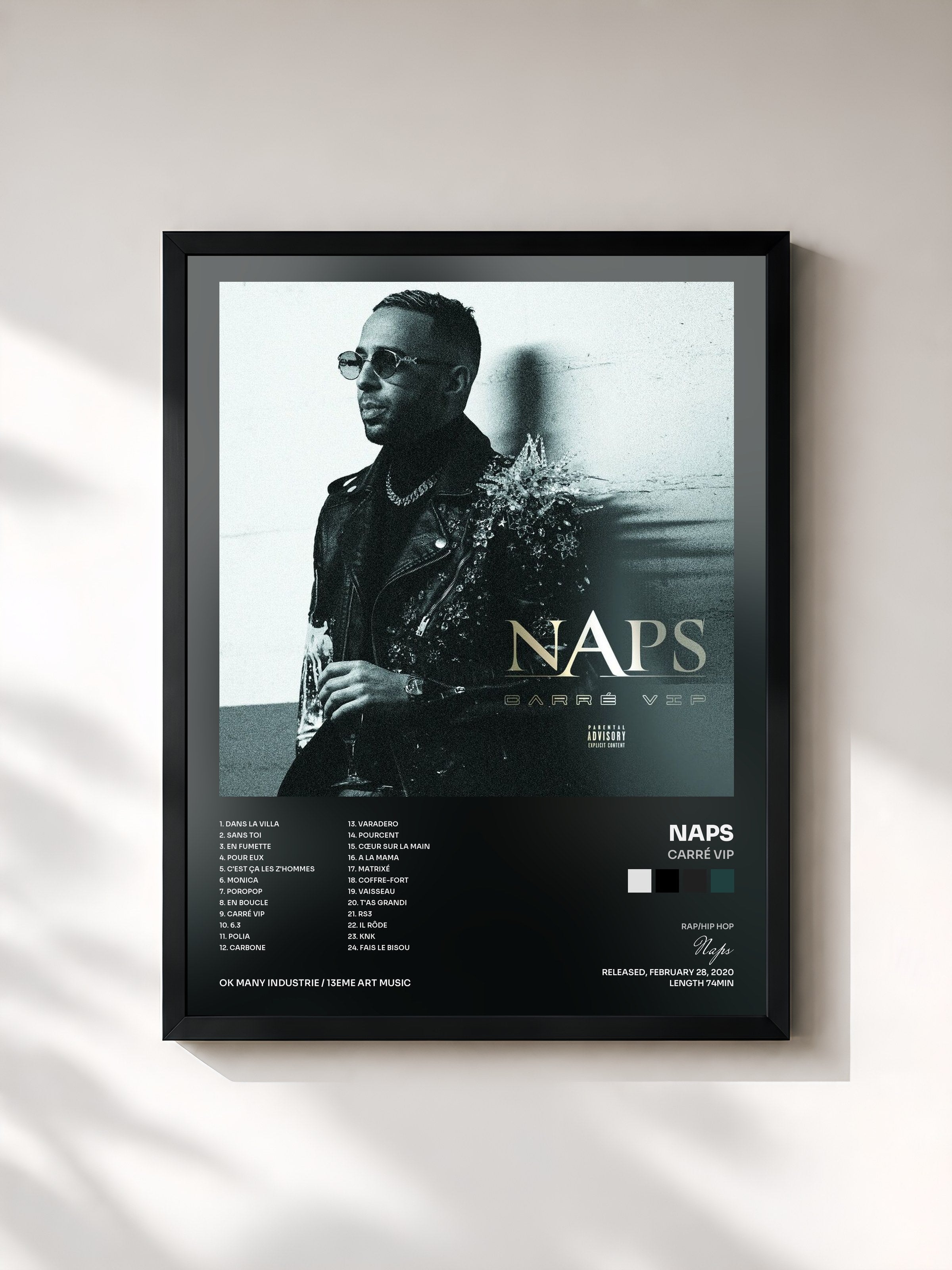 Naps · Carré VIP — Gerahmter Kunstdruck