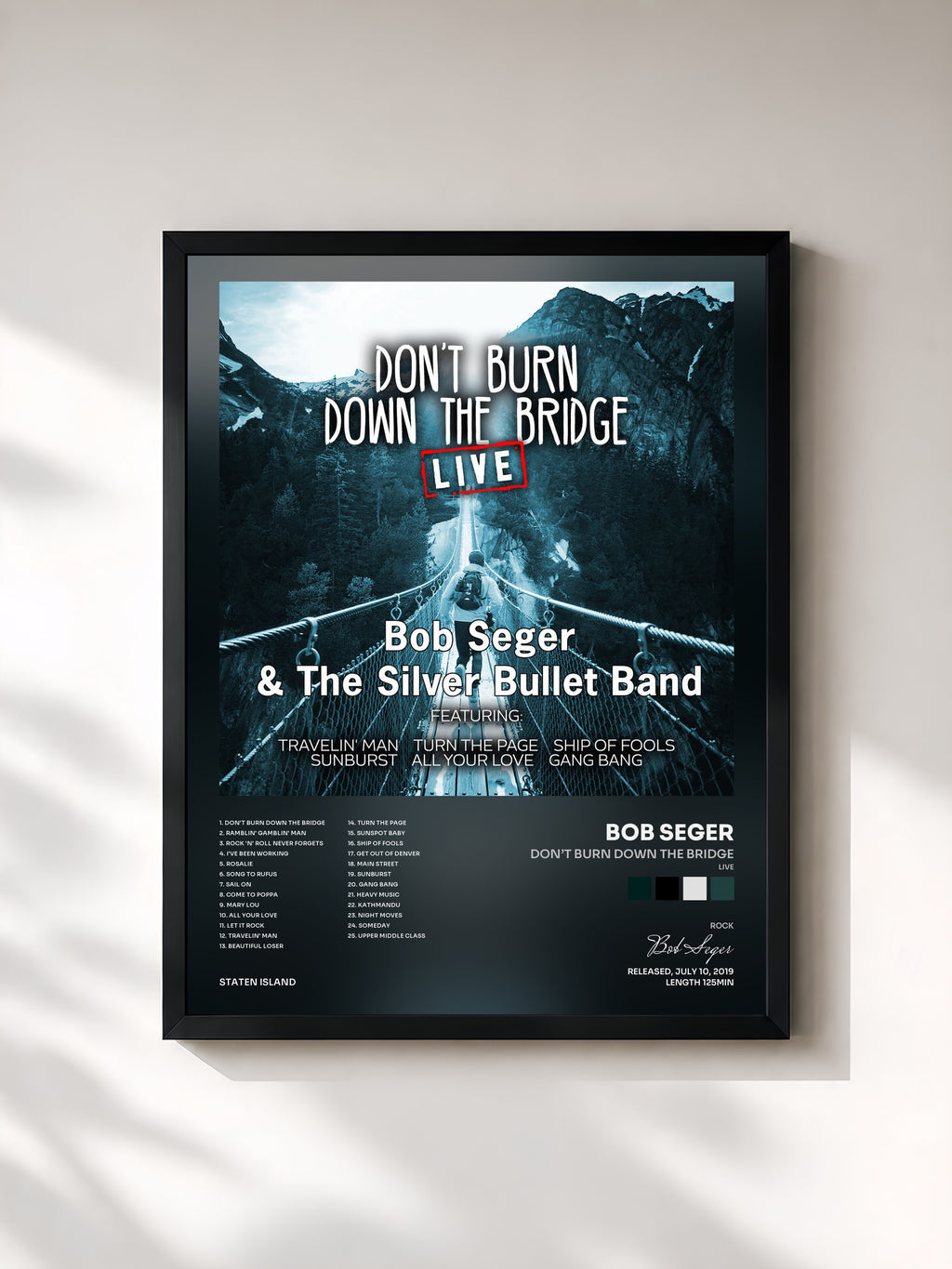 Bob Seger · Don’t Burn Down the Bridge (Live)
