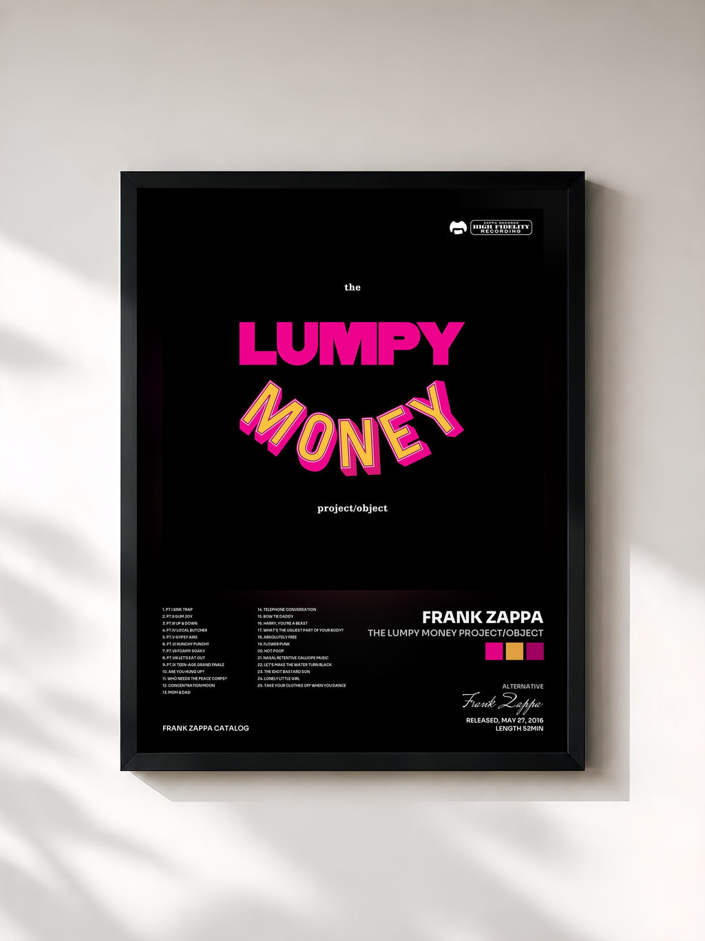 Frank Zappa · The Lumpy Money Project/Object