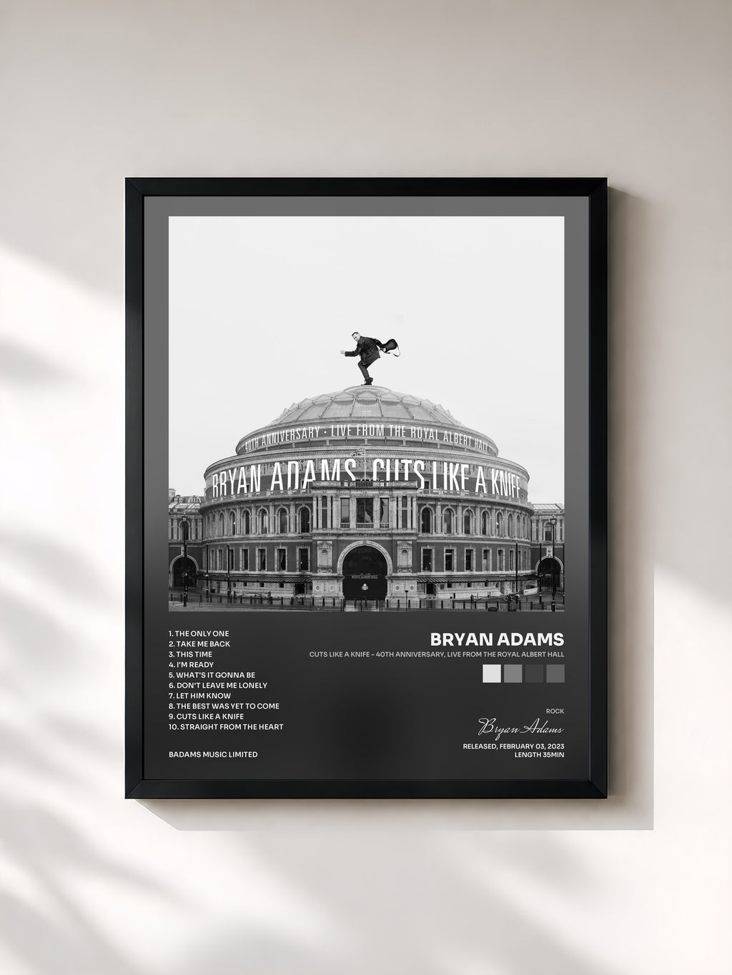 Bryan Adams · Cuts Like A Knife - 40th Anniversary, Live From The Royal Albert Hall
