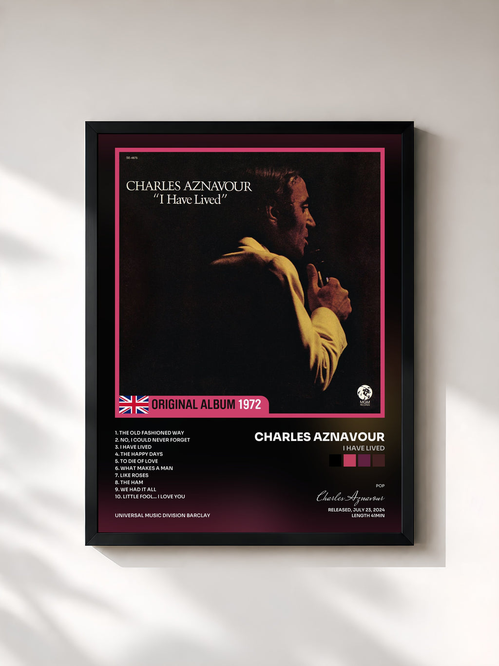 Charles Aznavour · I Have Lived