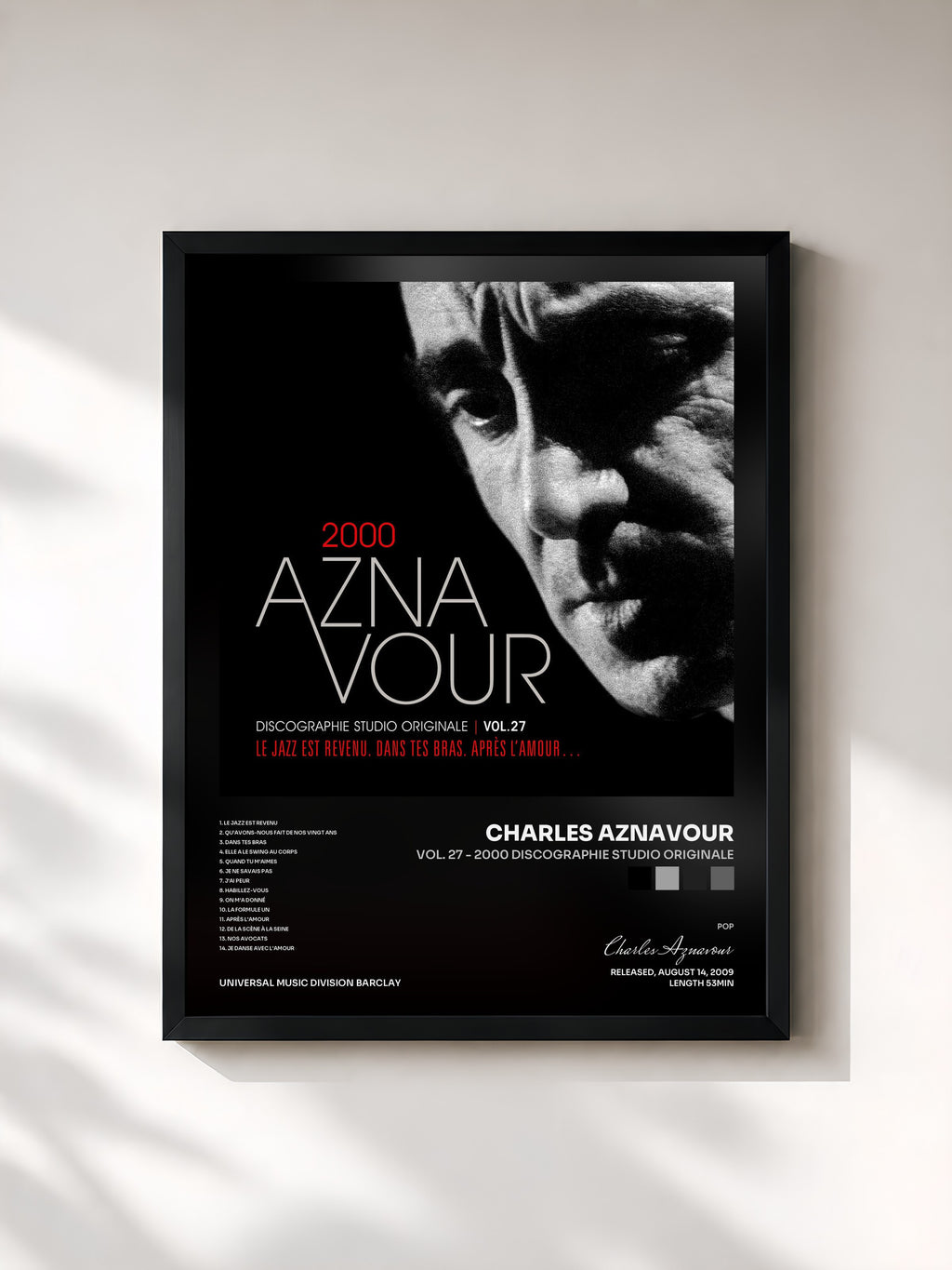 Charles Aznavour · Vol. 27 - 2000 Discographie studio originale