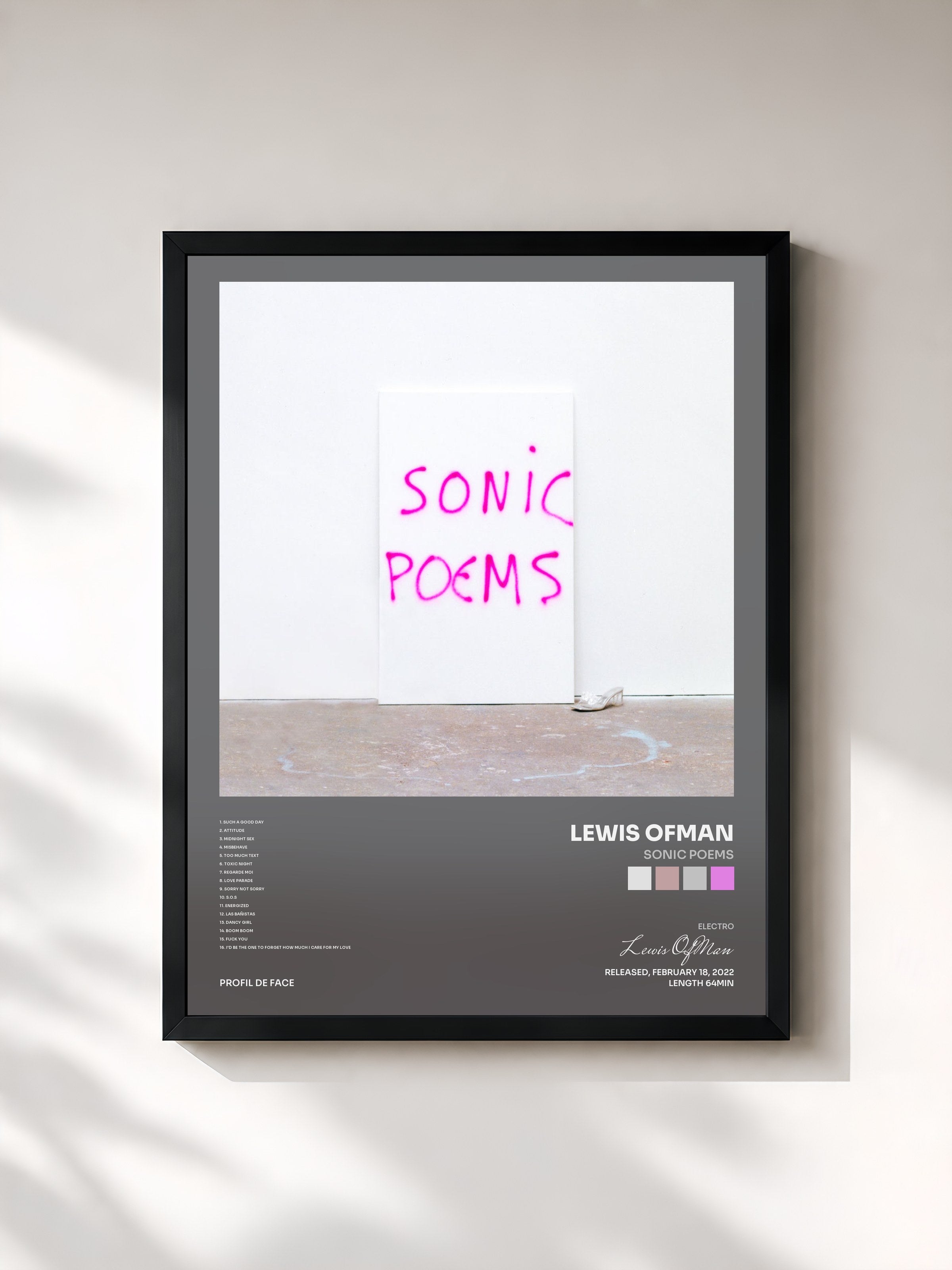 Lewis OfMan · Sonic Poems