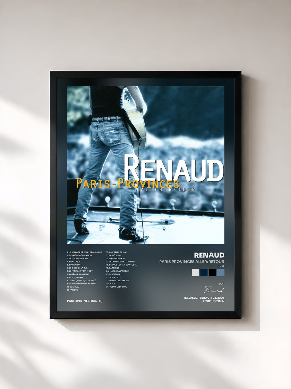 Renaud · Paris Provinces Aller/Retour (Live)