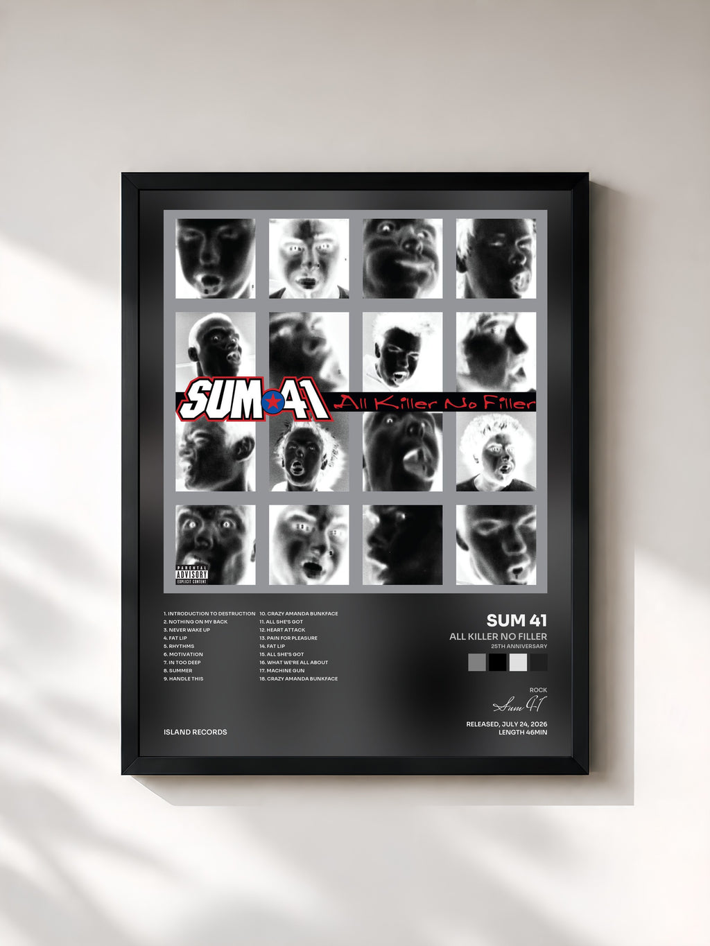 Sum 41 · All Killer No Filler (25th Anniversary)