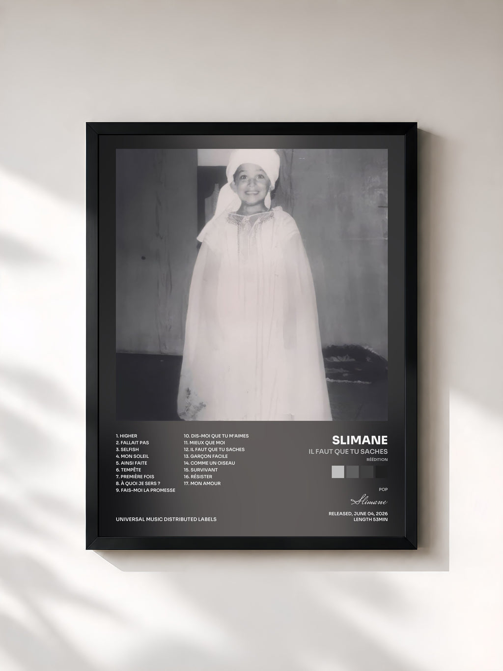 Slimane · Il faut que tu saches (réédition)
