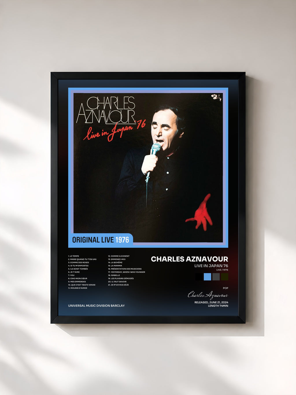 Charles Aznavour · Live in Japan 76 (Live / 1976)