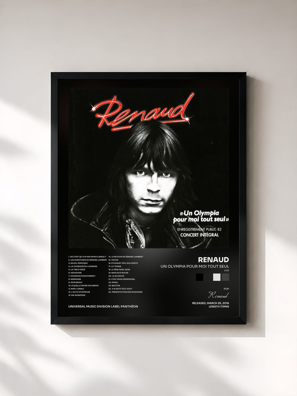 Renaud · Un Olympia pour moi tout seul (Live)