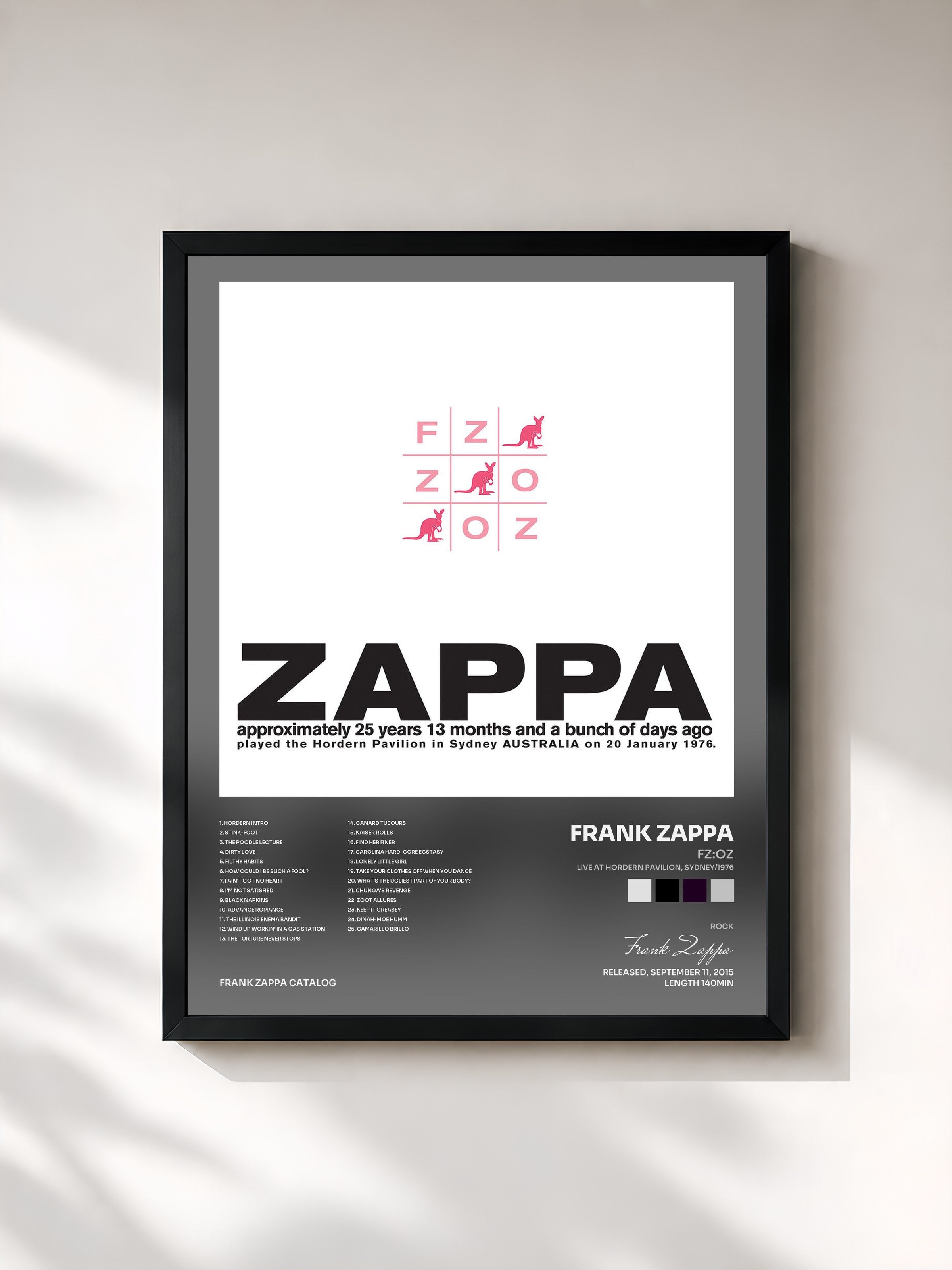 Frank Zappa · FZ:OZ (Live At Hordern Pavilion, Sydney/1976)