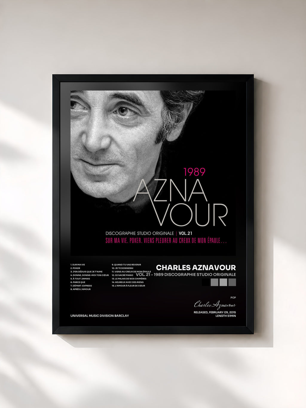 Charles Aznavour · Vol. 21 - 1989 Discographie studio originale