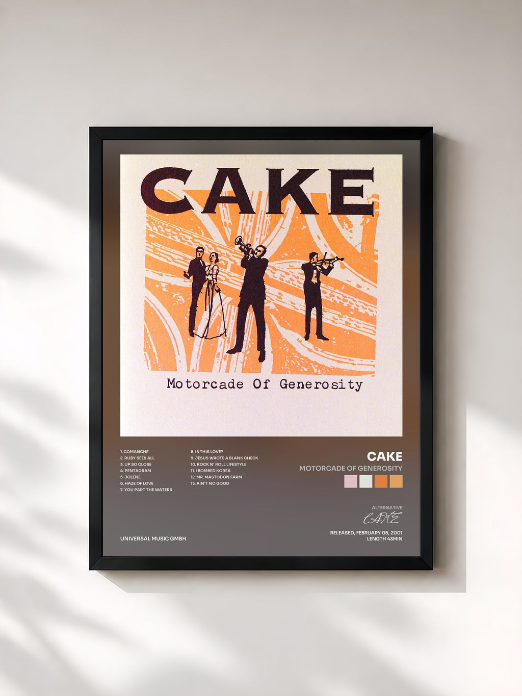 CAKE · Motorcade Of Generosity