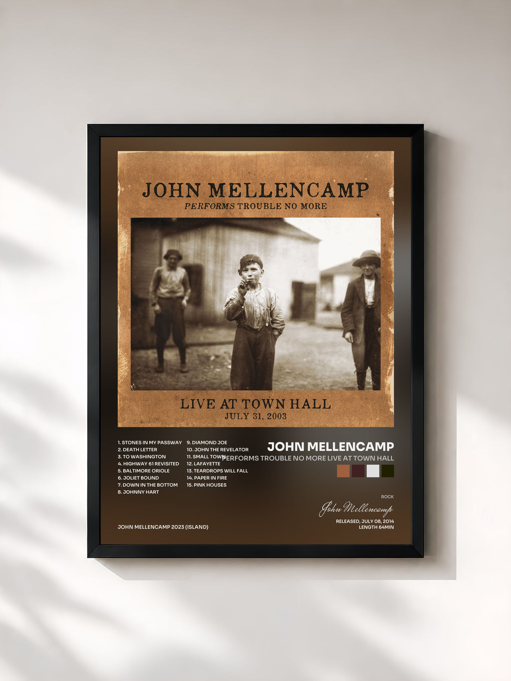 John Mellencamp · Performs Trouble No More Live At Town Hall
