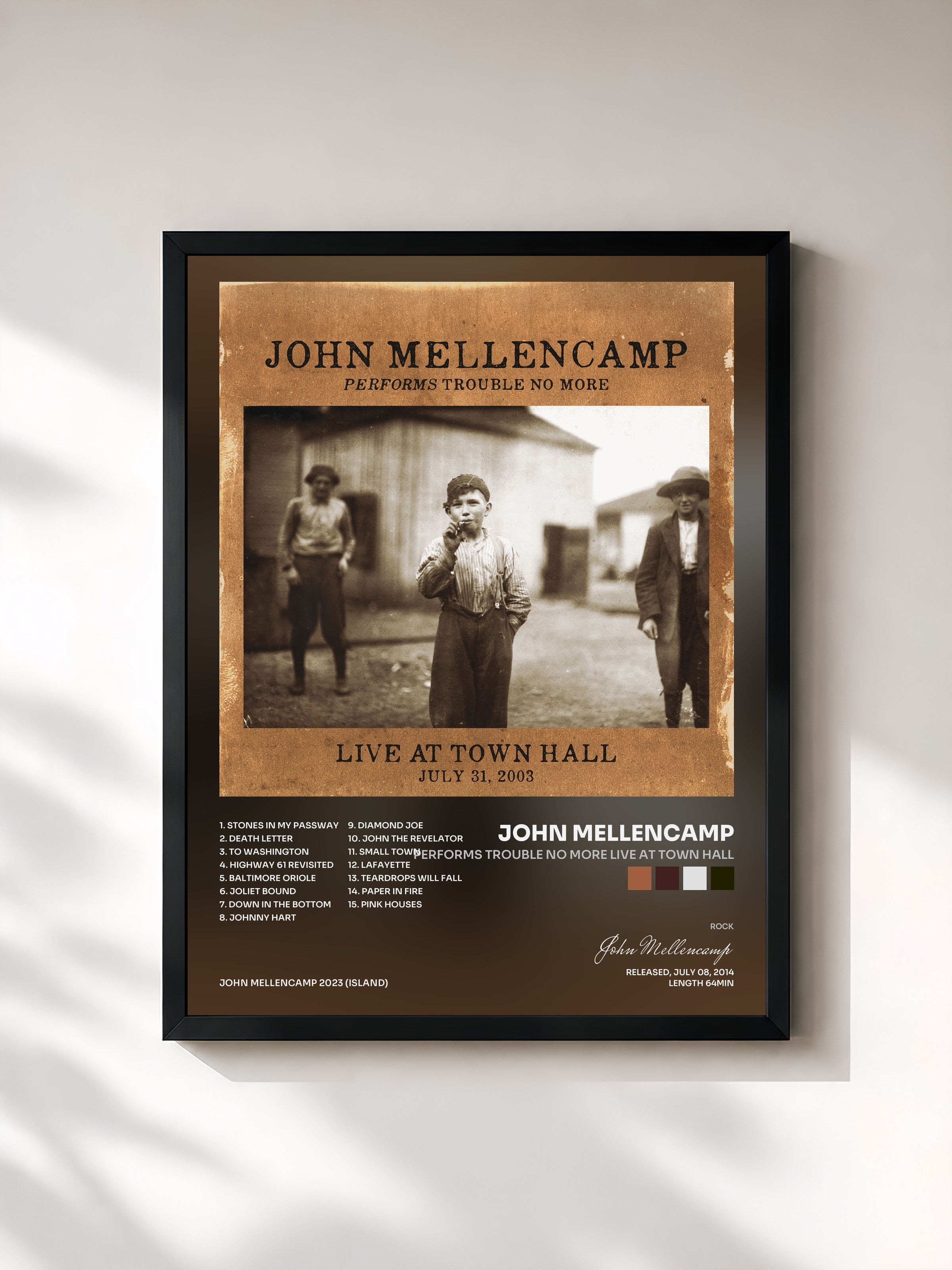 John Mellencamp · Performs Trouble No More Live At Town Hall