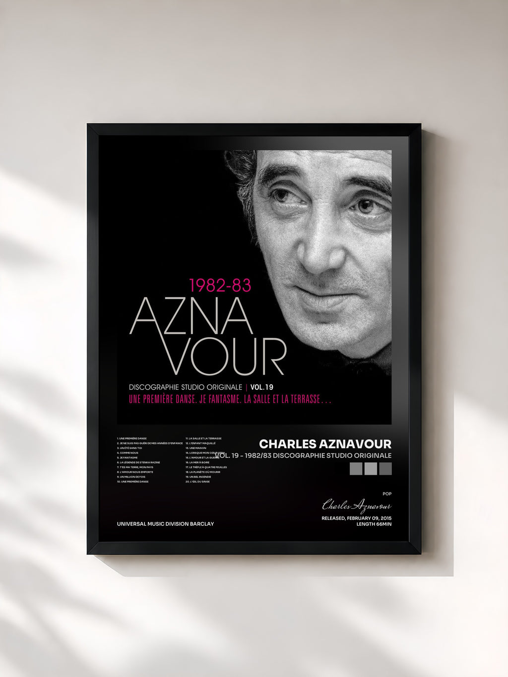 Charles Aznavour · Vol. 19 - 1982/83 Discographie studio originale