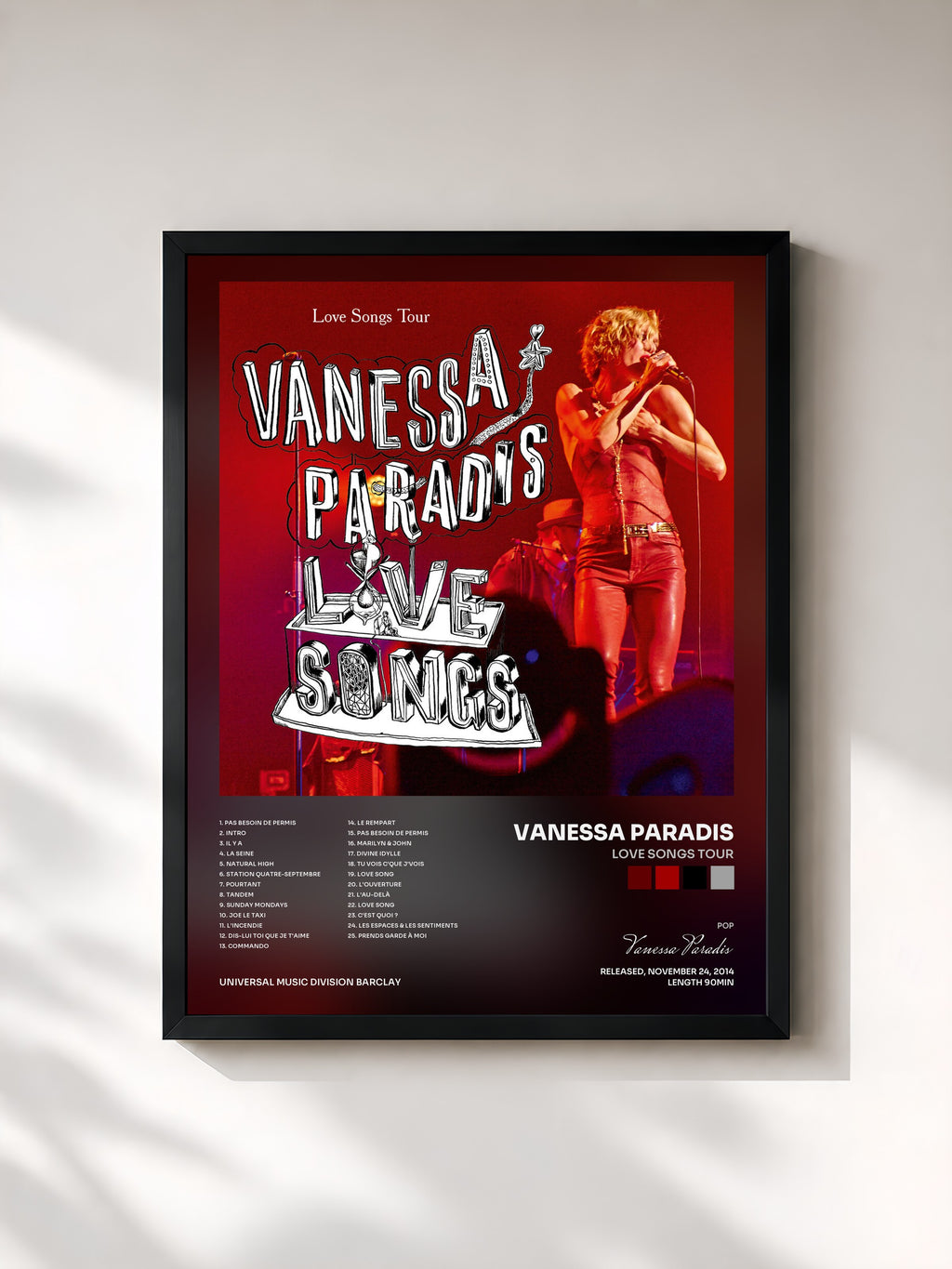 Vanessa Paradis · Love Songs Tour