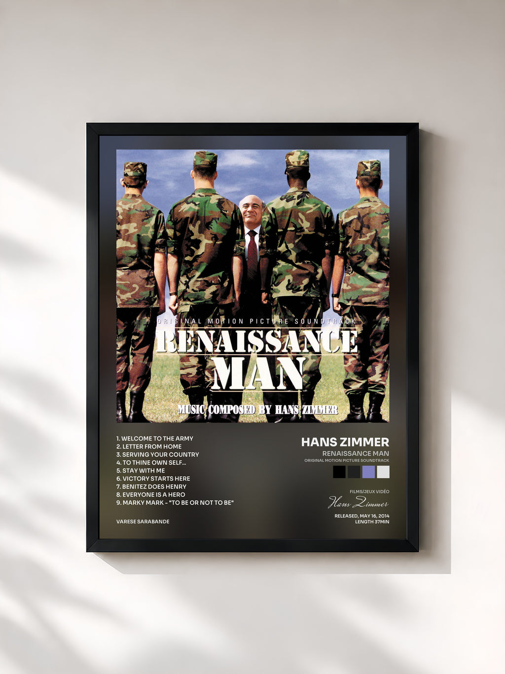 Hans Zimmer · Renaissance Man (Original Motion Picture Soundtrack)
