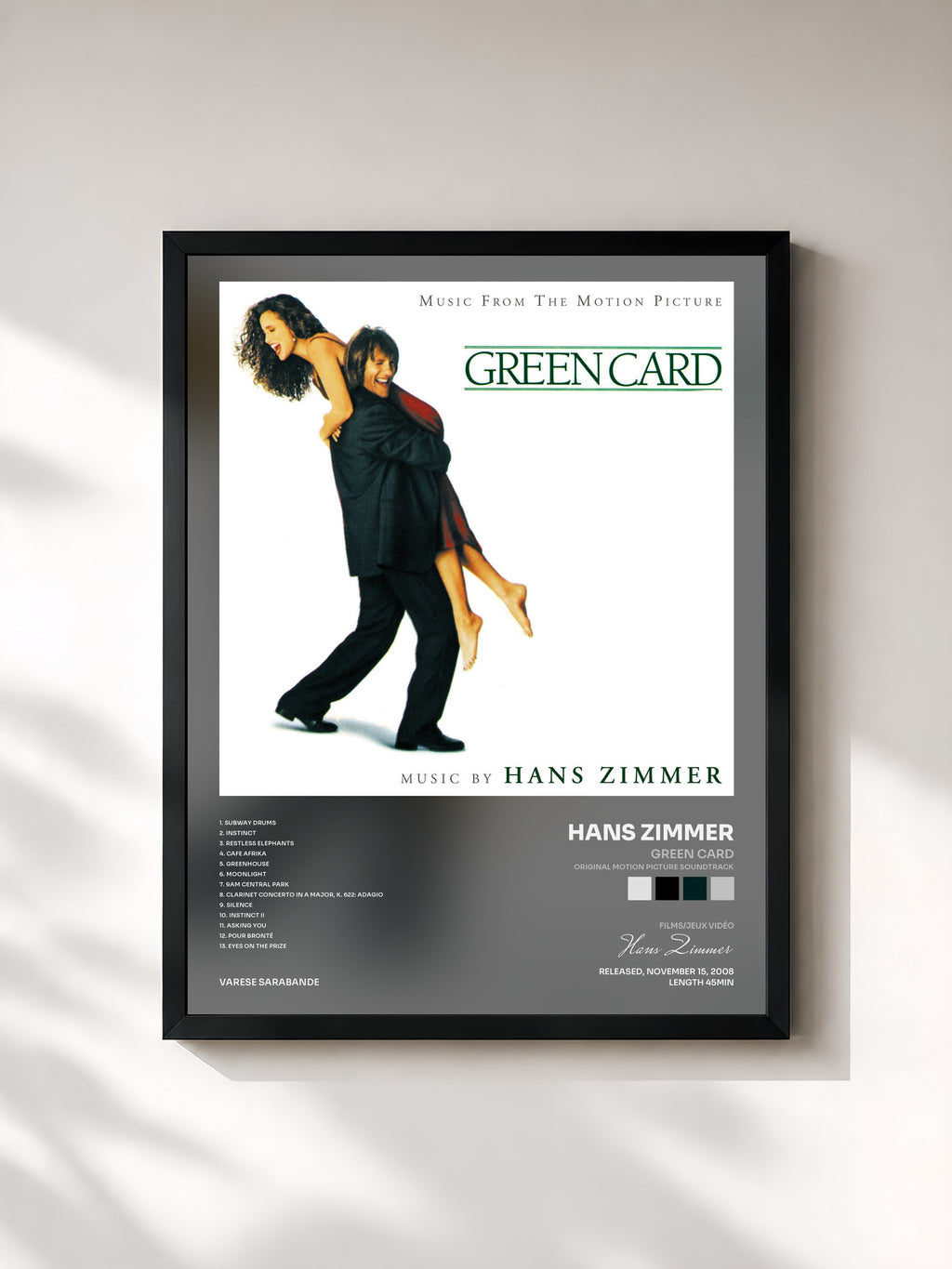 Hans Zimmer · Green Card (Original Motion Picture Soundtrack)