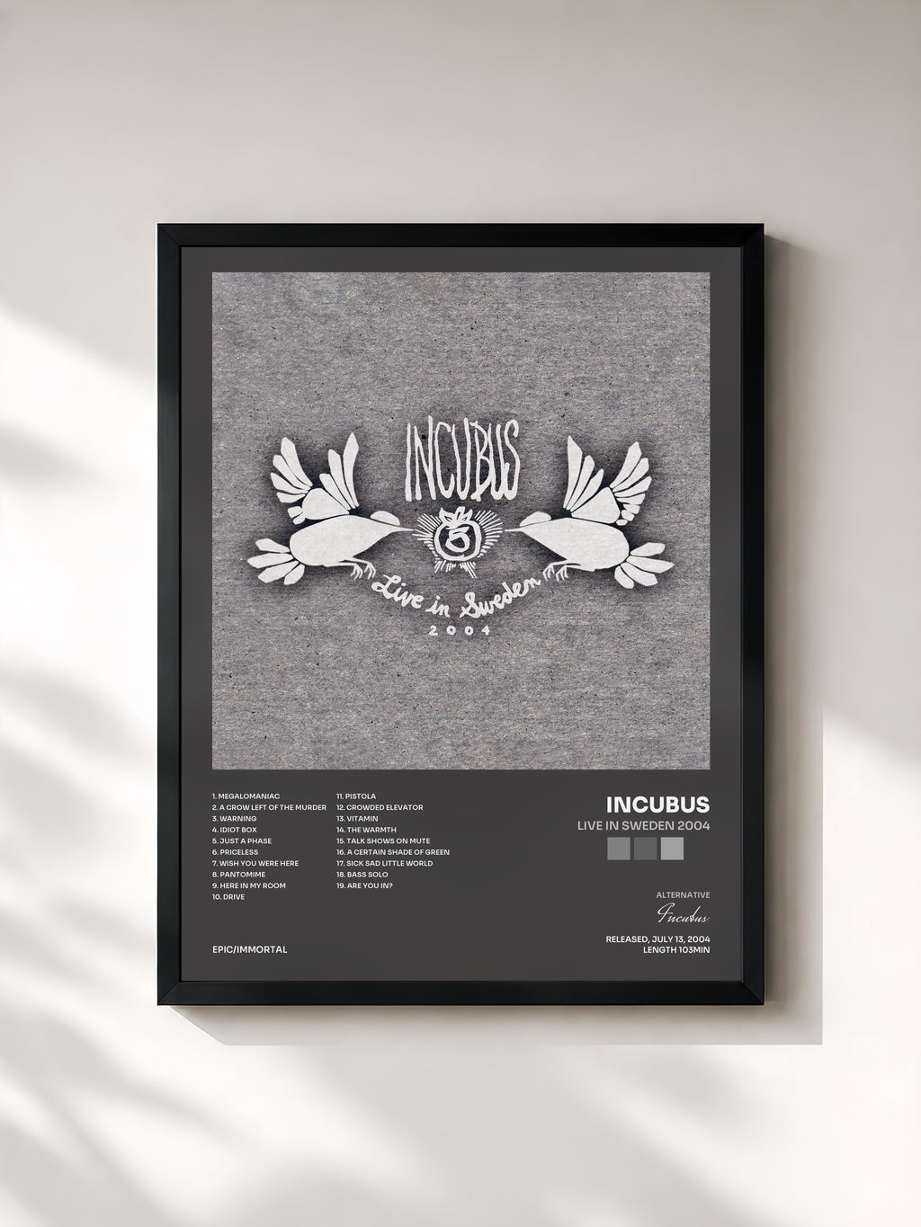Incubus · Live In Sweden 2004