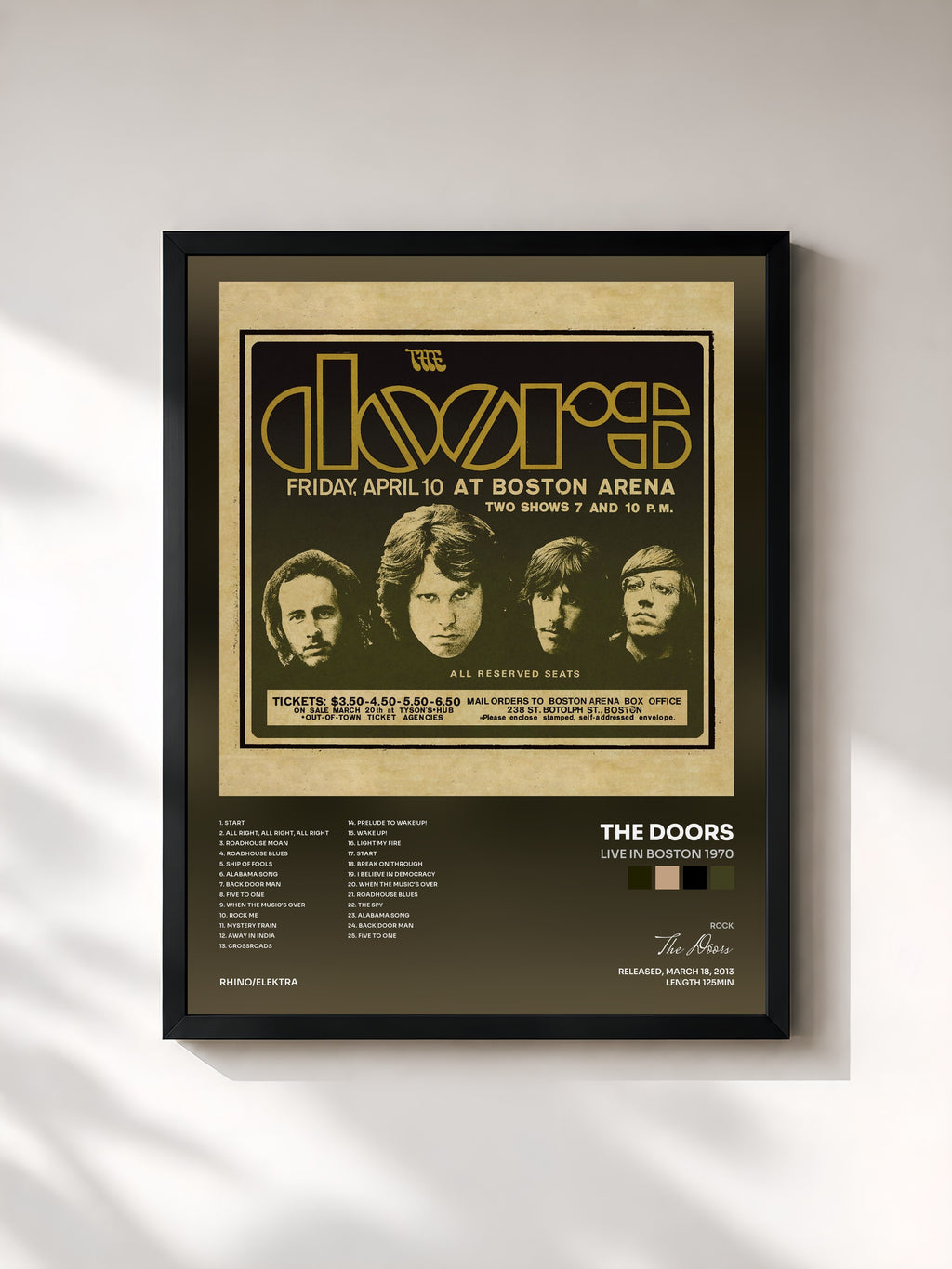 The Doors · Live in Boston 1970