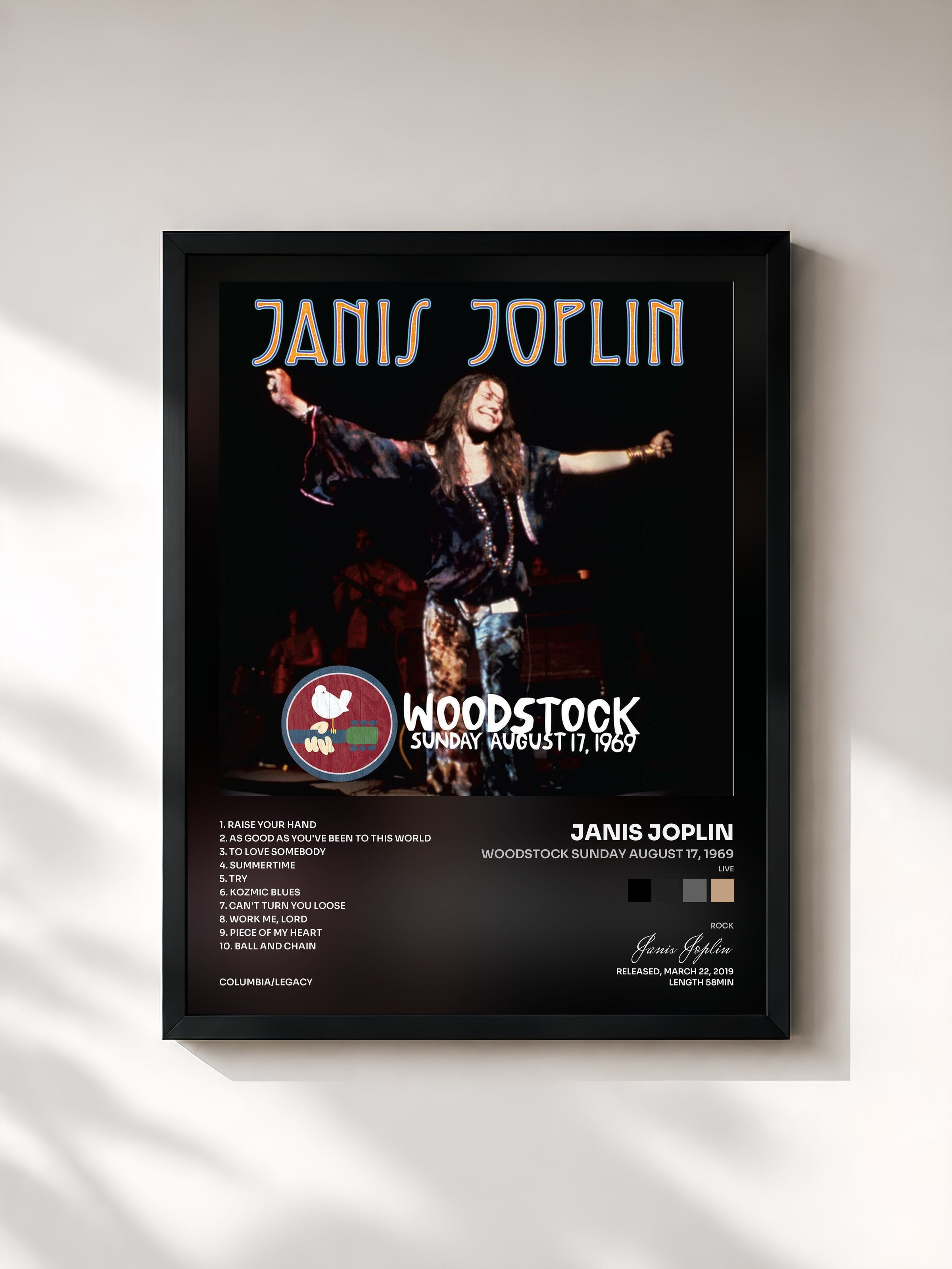 Janis Joplin · Woodstock Sunday August 17, 1969 (Live)