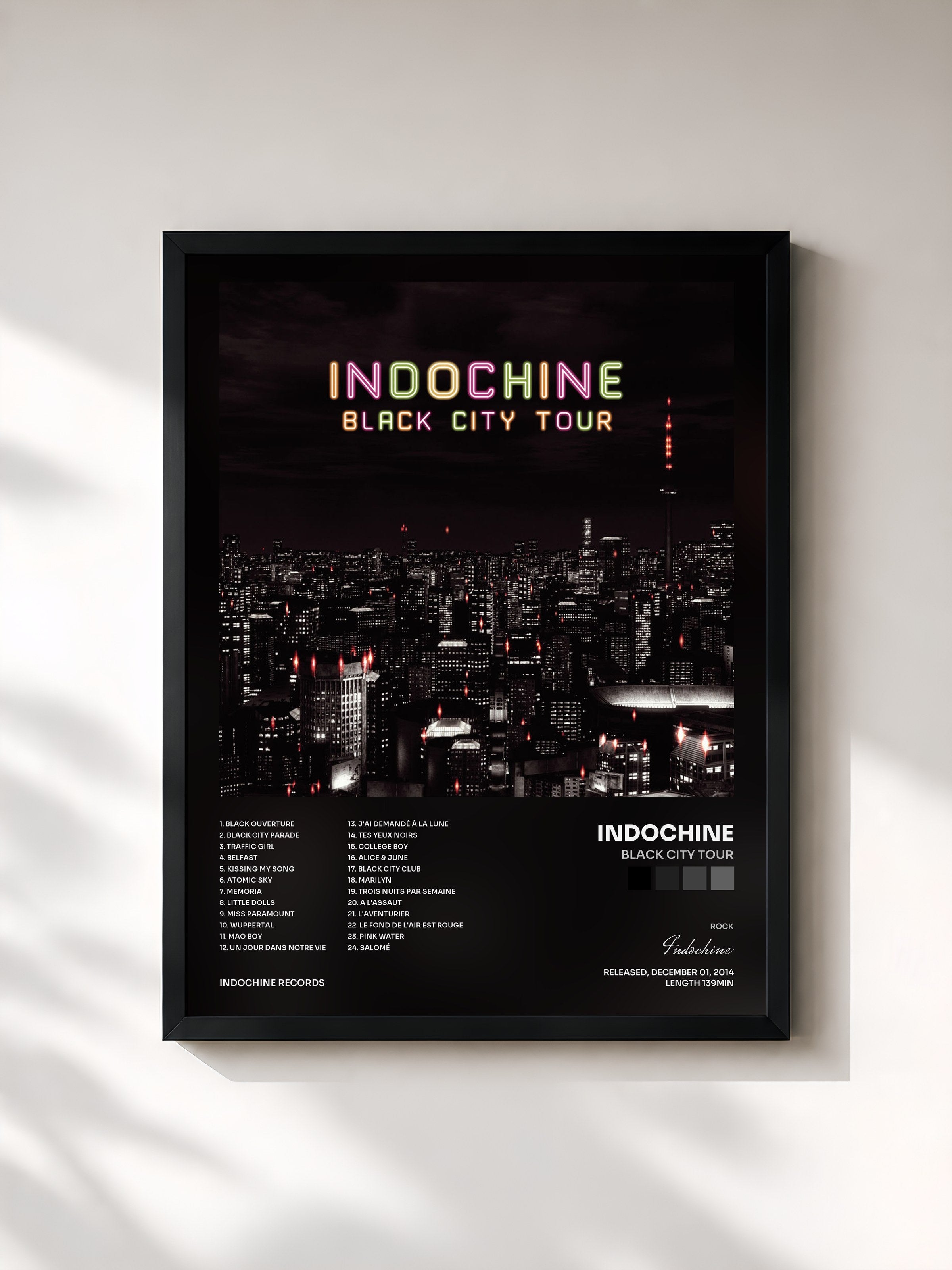 Indochine · Black City Tour
