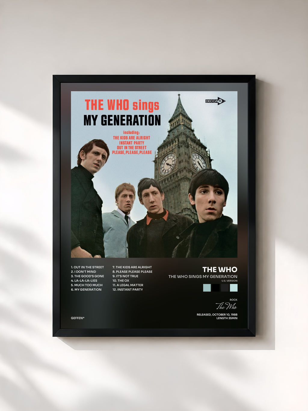 The Who · The Who Sings My Generation (U.S. Version)