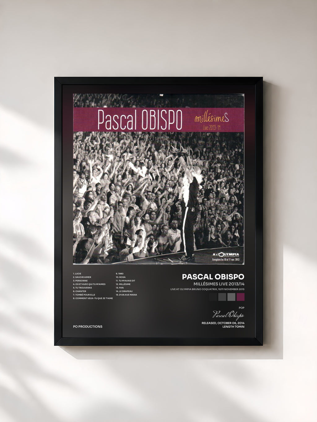 Pascal Obispo · MillésimeS Live 2013/14 (Live at Olympia Bruno Coquatrix, 10/11 November 2013)