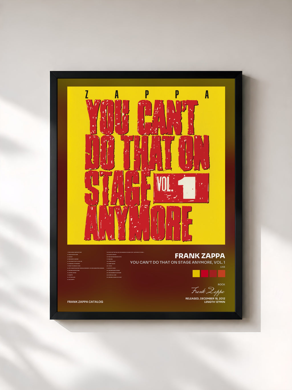Frank Zappa · You Can't Do That On Stage Anymore, Vol. 1 (Live)