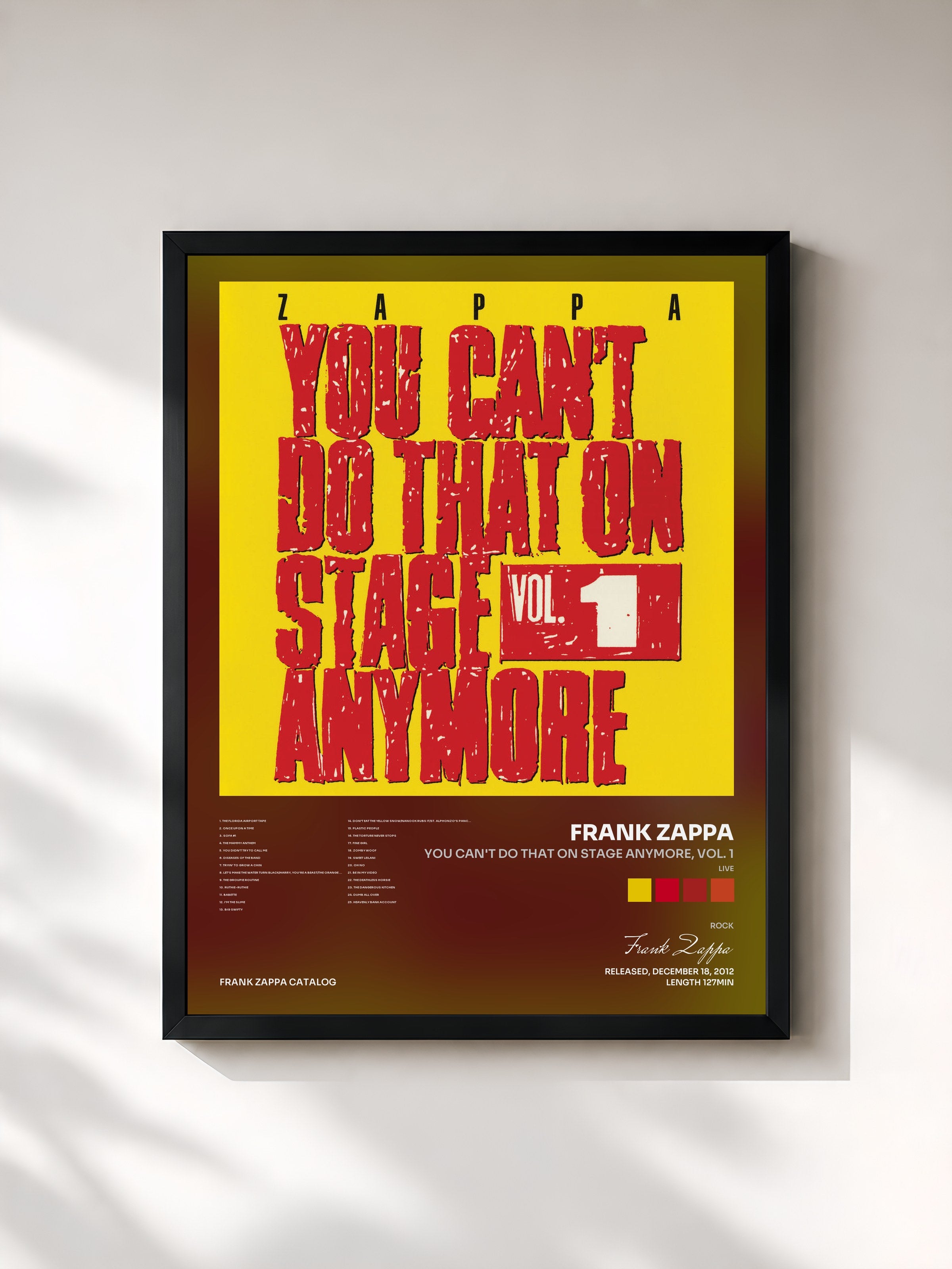 Frank Zappa · You Can't Do That On Stage Anymore, Vol. 1 (Live)
