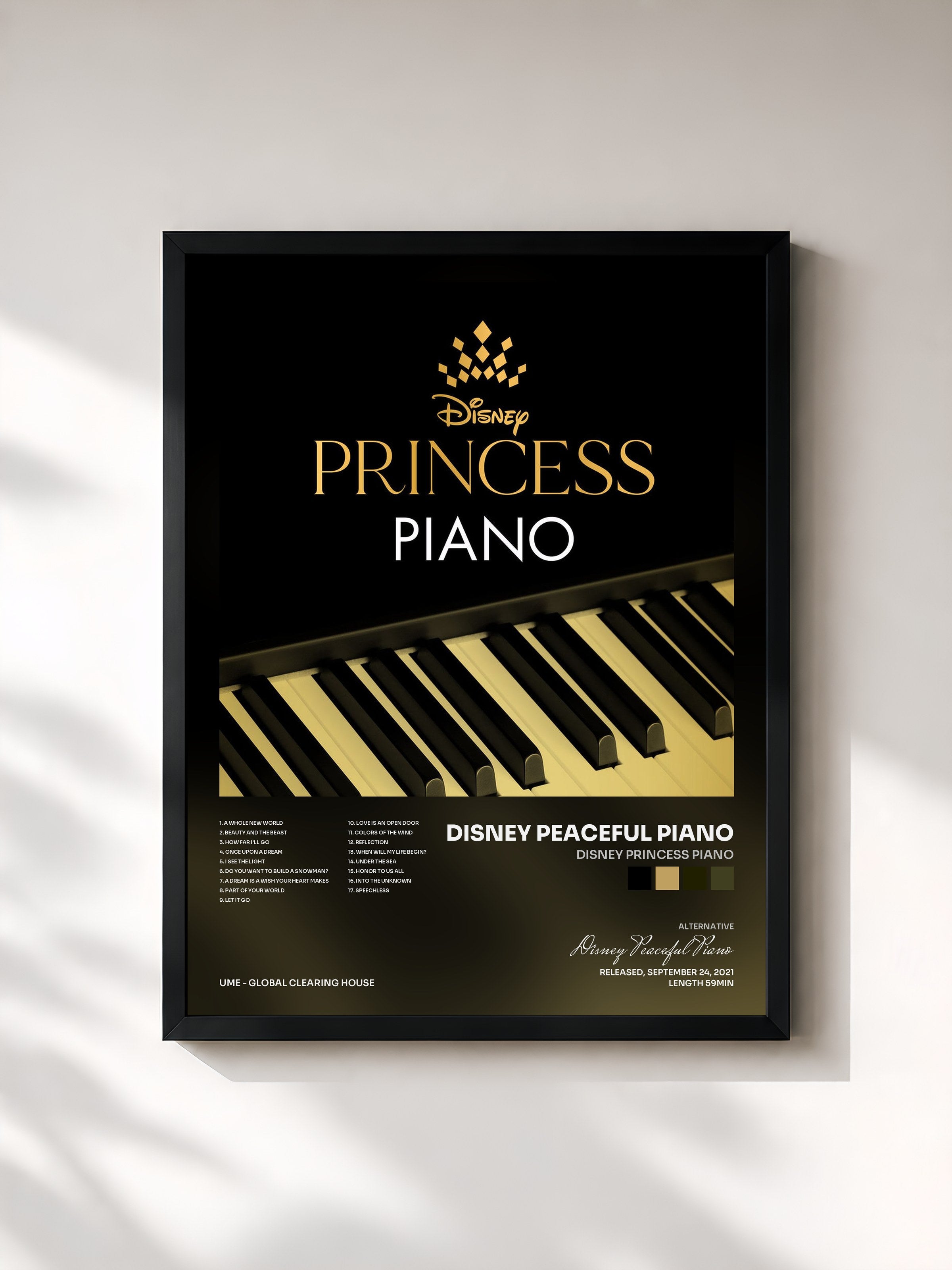 Disney Peaceful Piano · Disney Princess Piano
