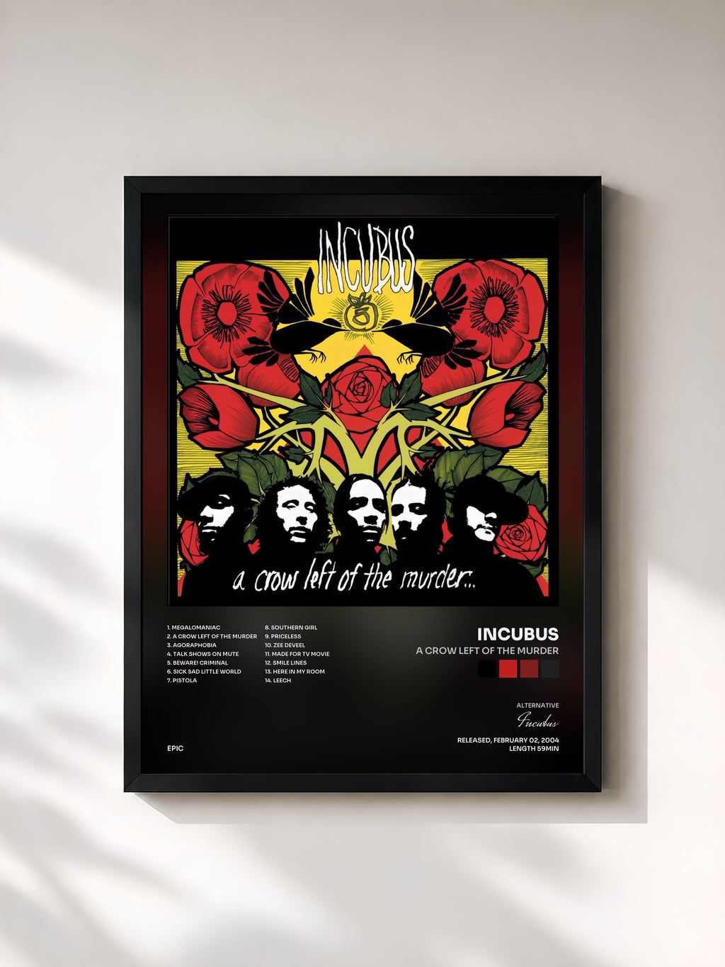 Incubus · A Crow Left Of The Murder
