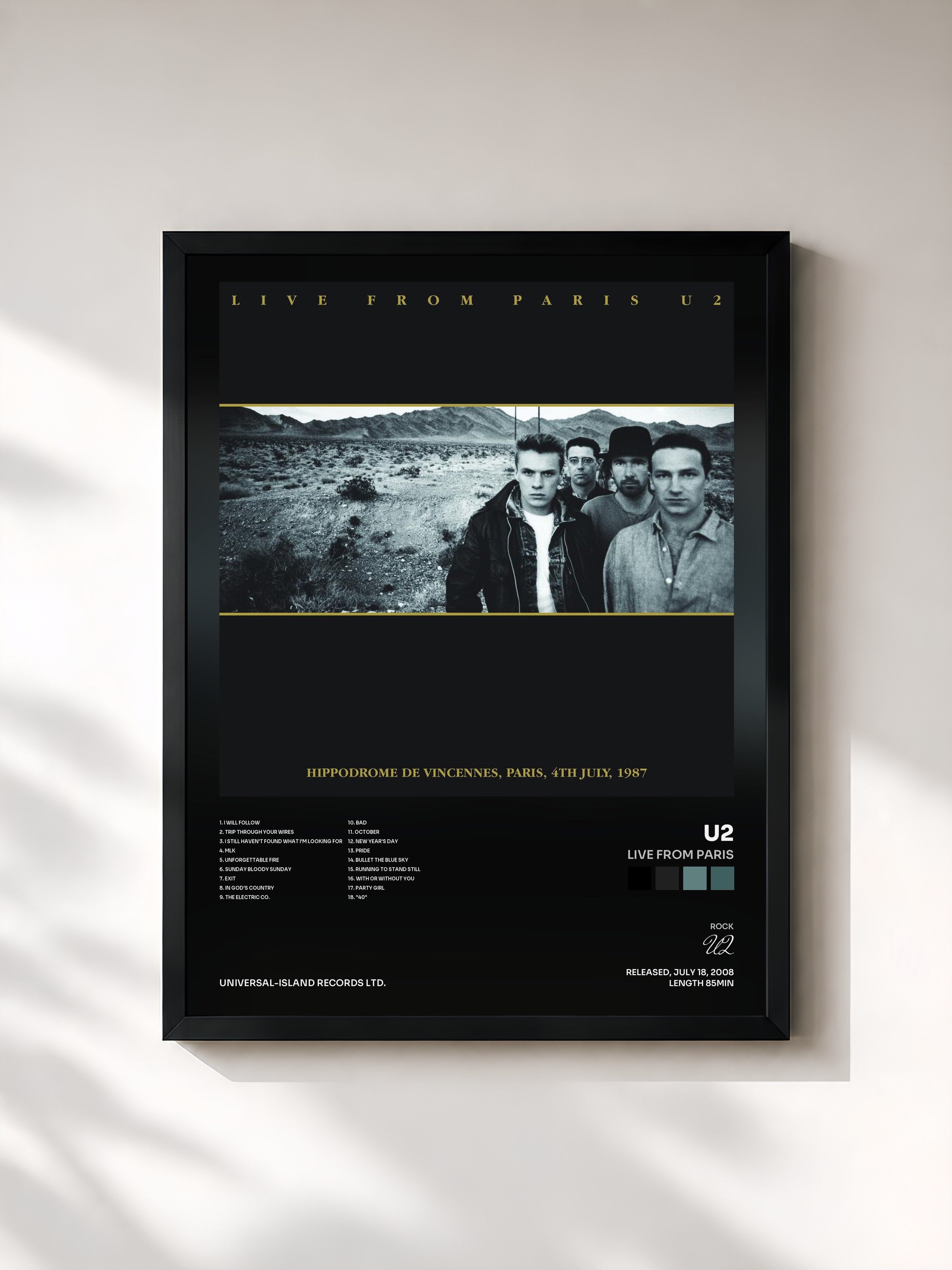 U2 · Live From Paris