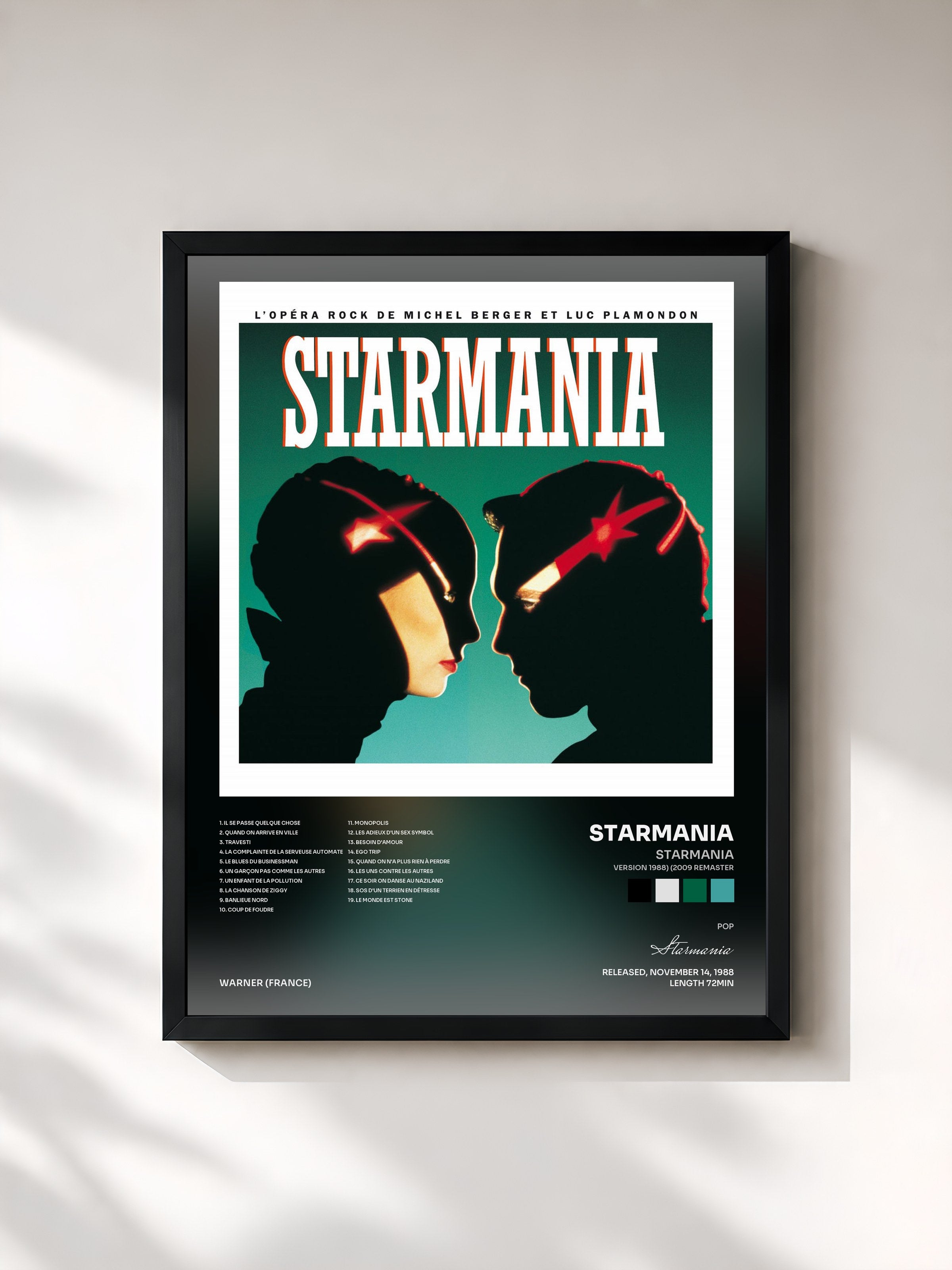 Starmania · Starmania (Version 1988) (2009 Remaster)