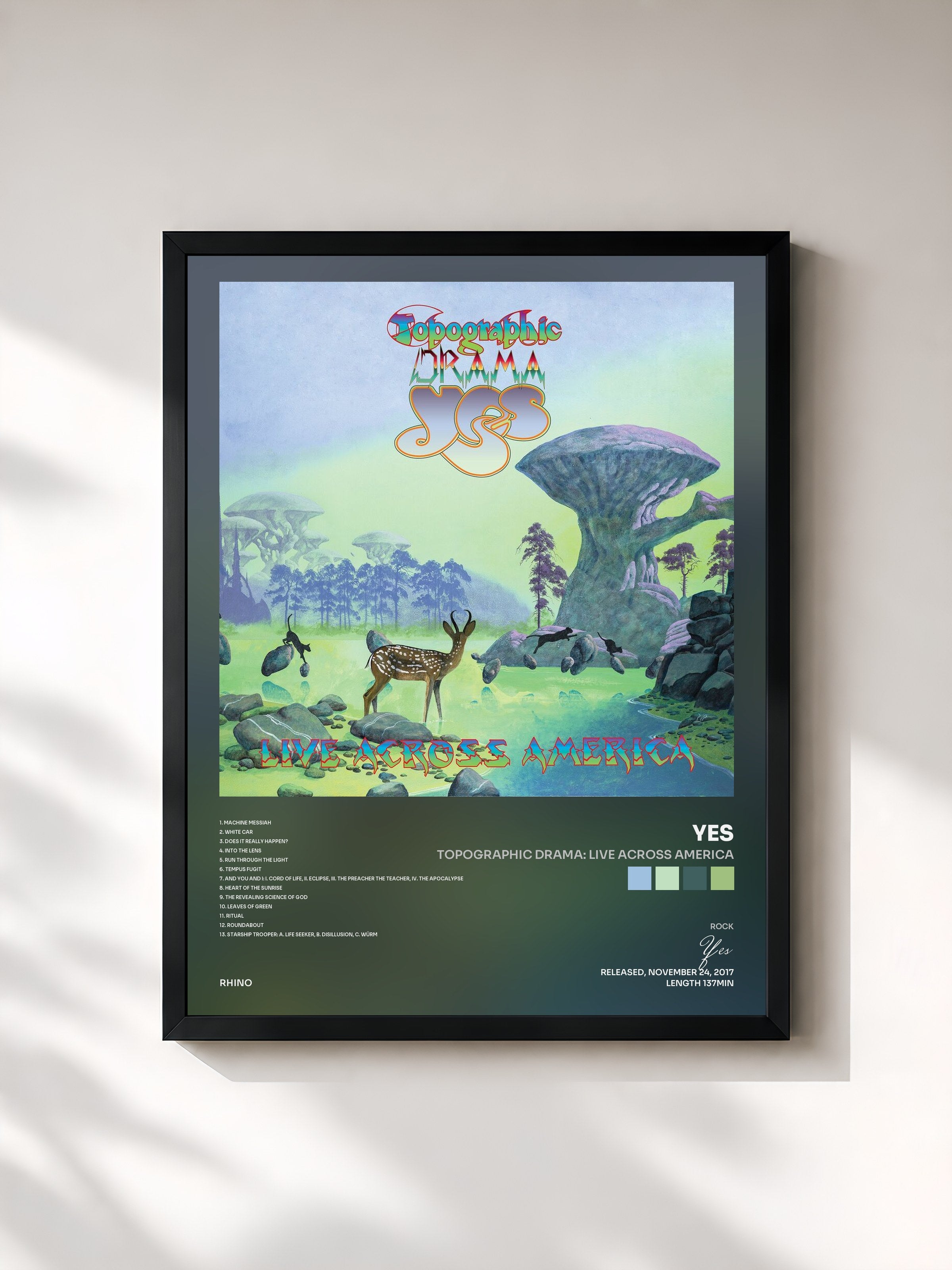 Yes · Topographic Drama: Live Across America