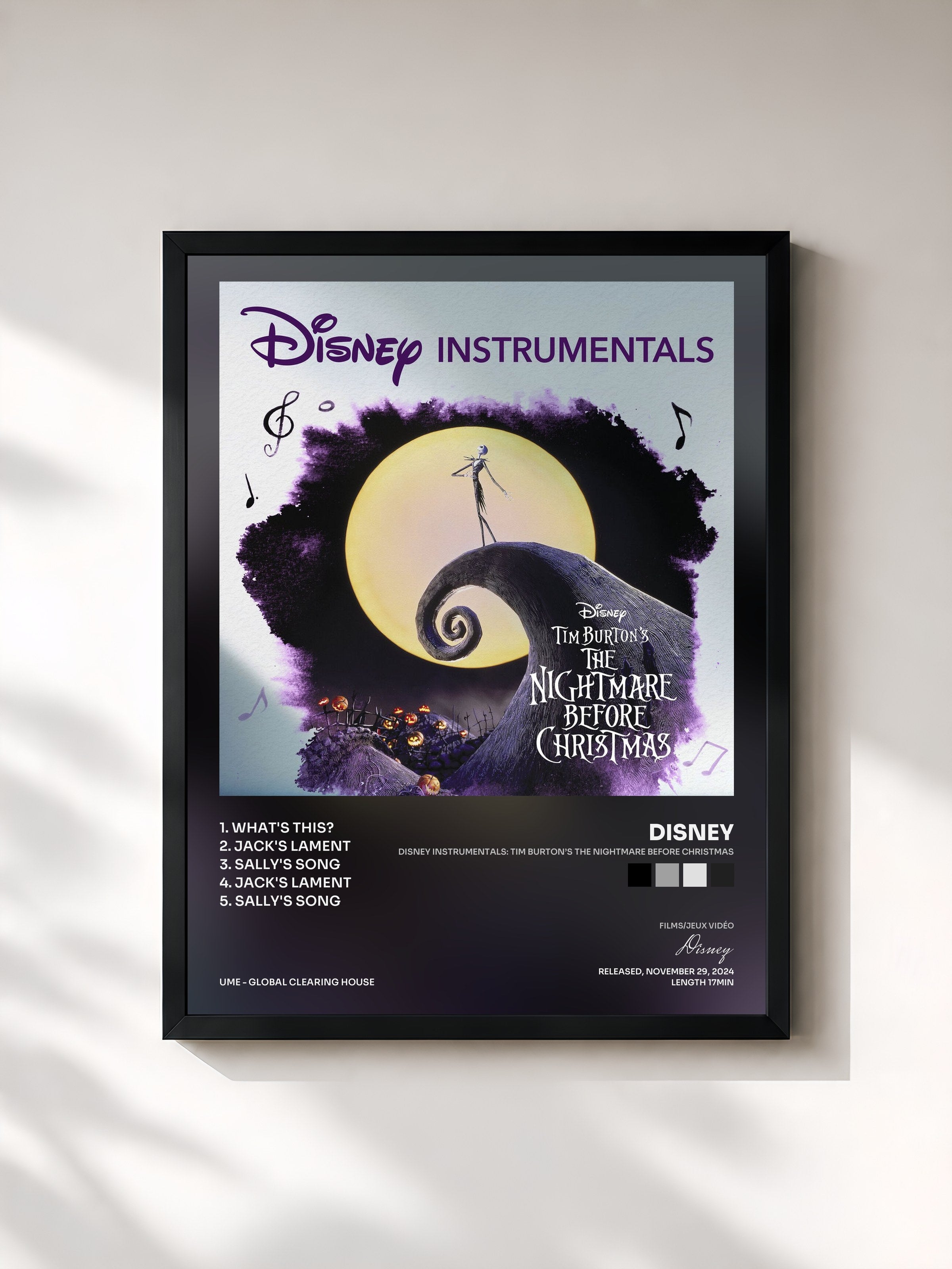 Disney · Disney Instrumentals: Tim Burton’s The Nightmare Before Christmas