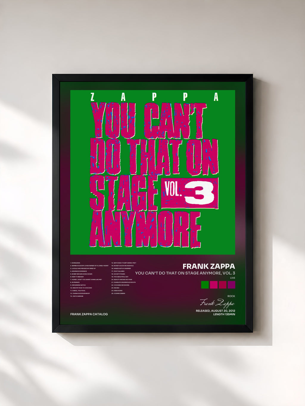 Frank Zappa · You Can't Do That On Stage Anymore, Vol. 3 (Live)