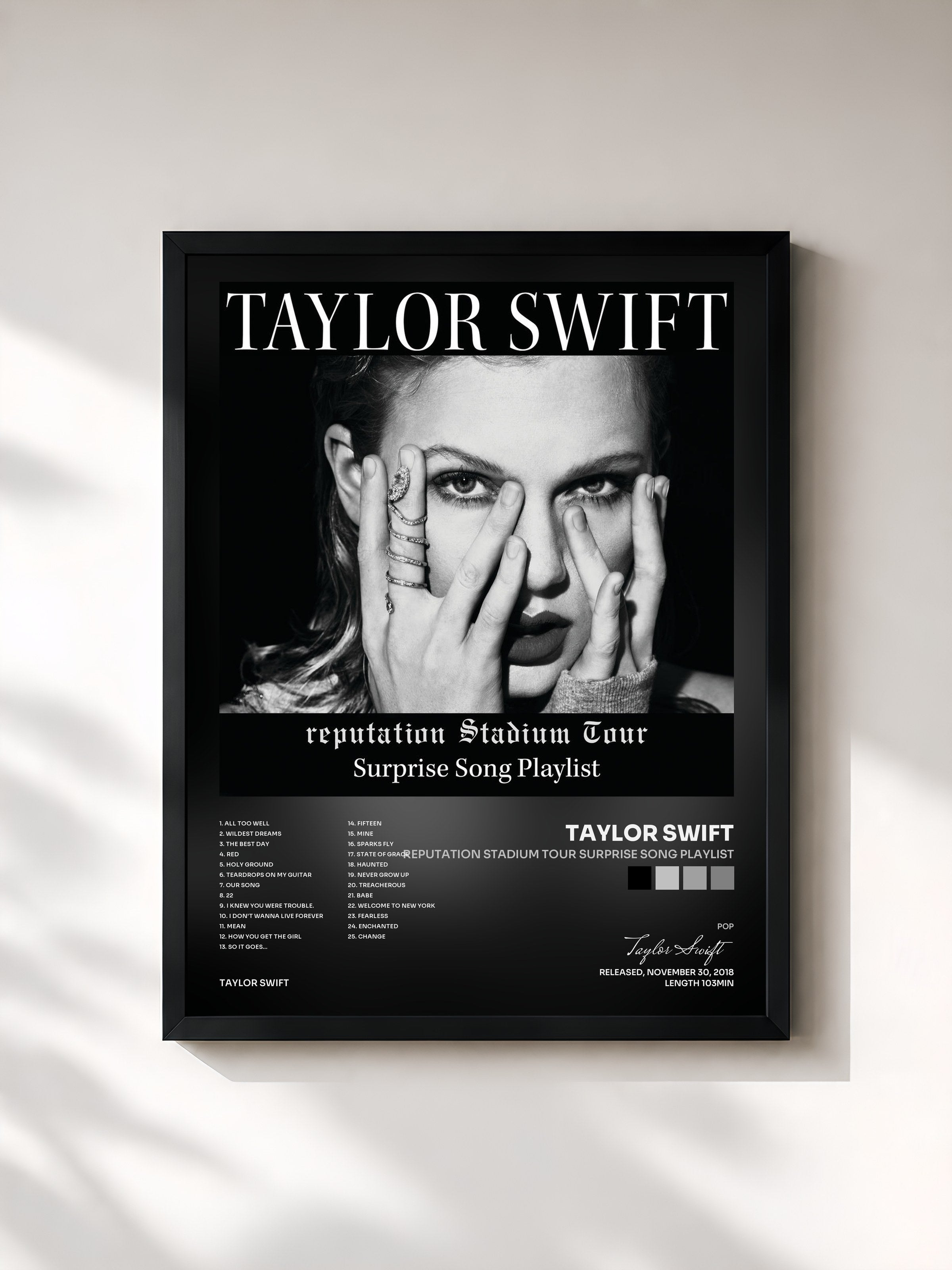 Taylor Swift · reputation Stadium Tour Surprise Song Playlist
