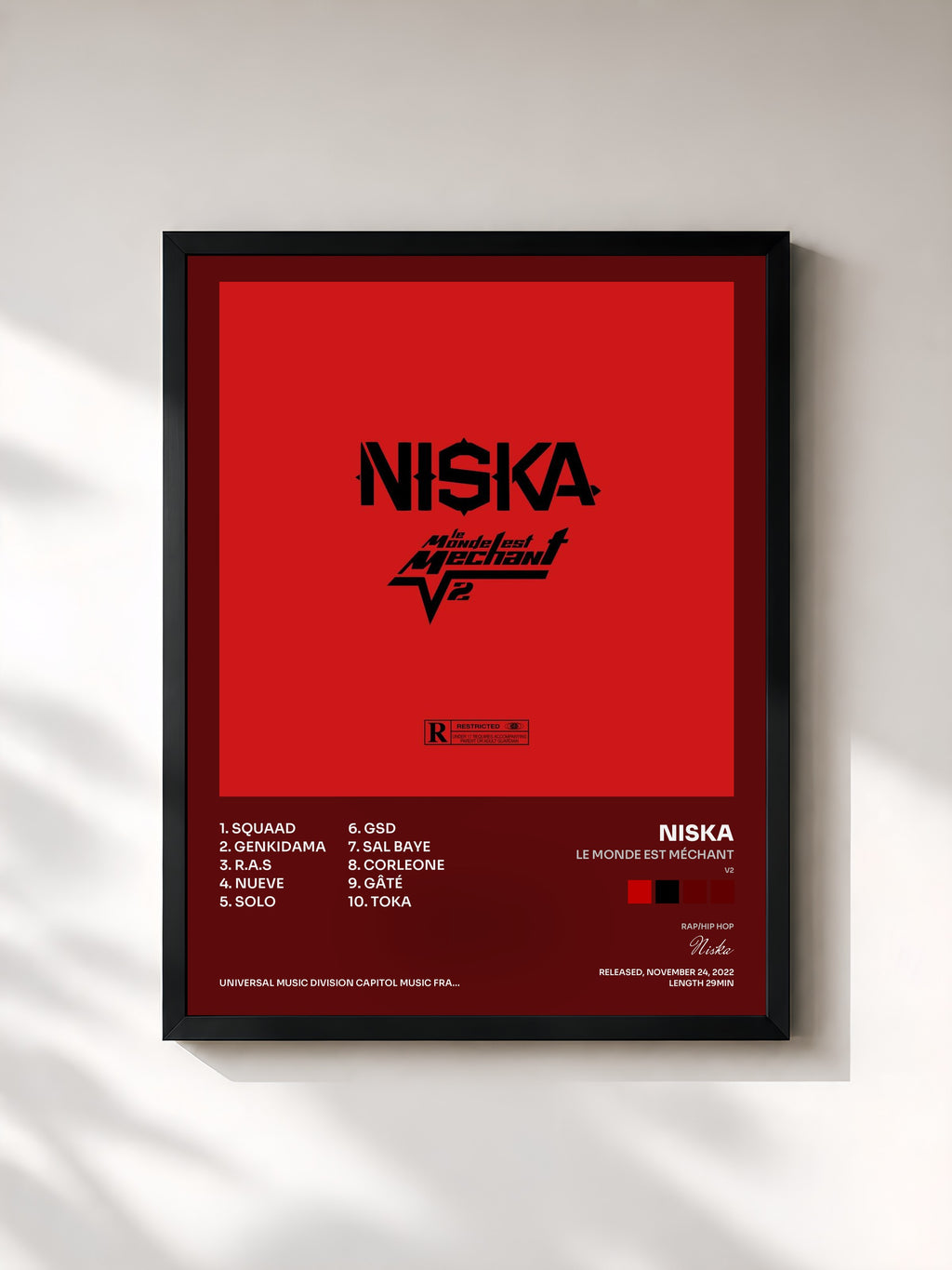 Niska · Le monde est méchant (V2)