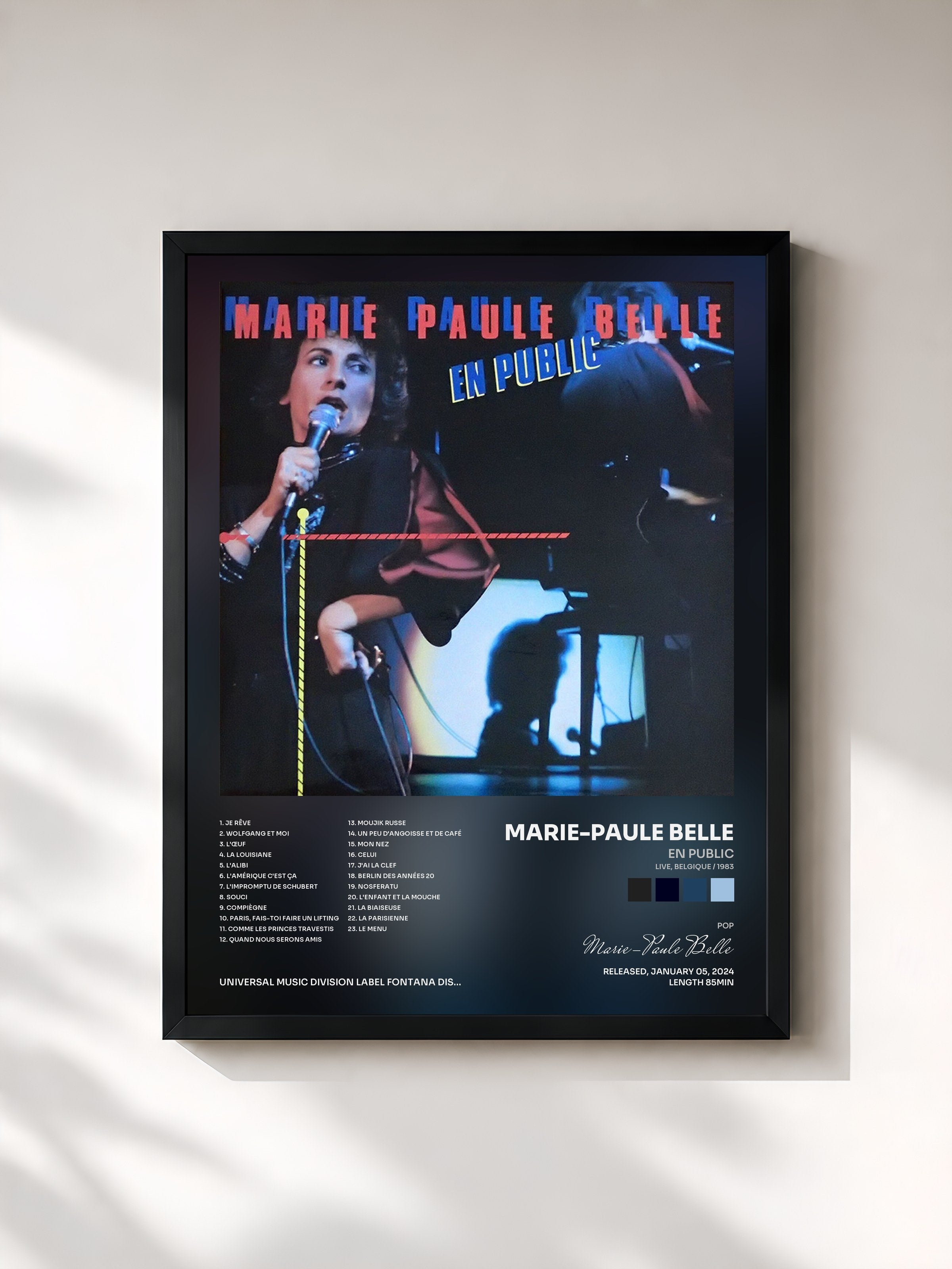 Marie-Paule Belle · En public (Live, Belgique / 1983)
