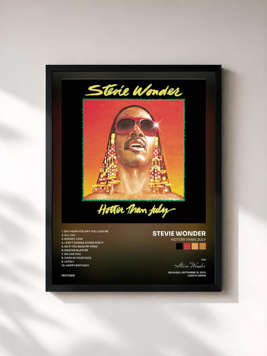 Stevie Wonder · Hotter Than July