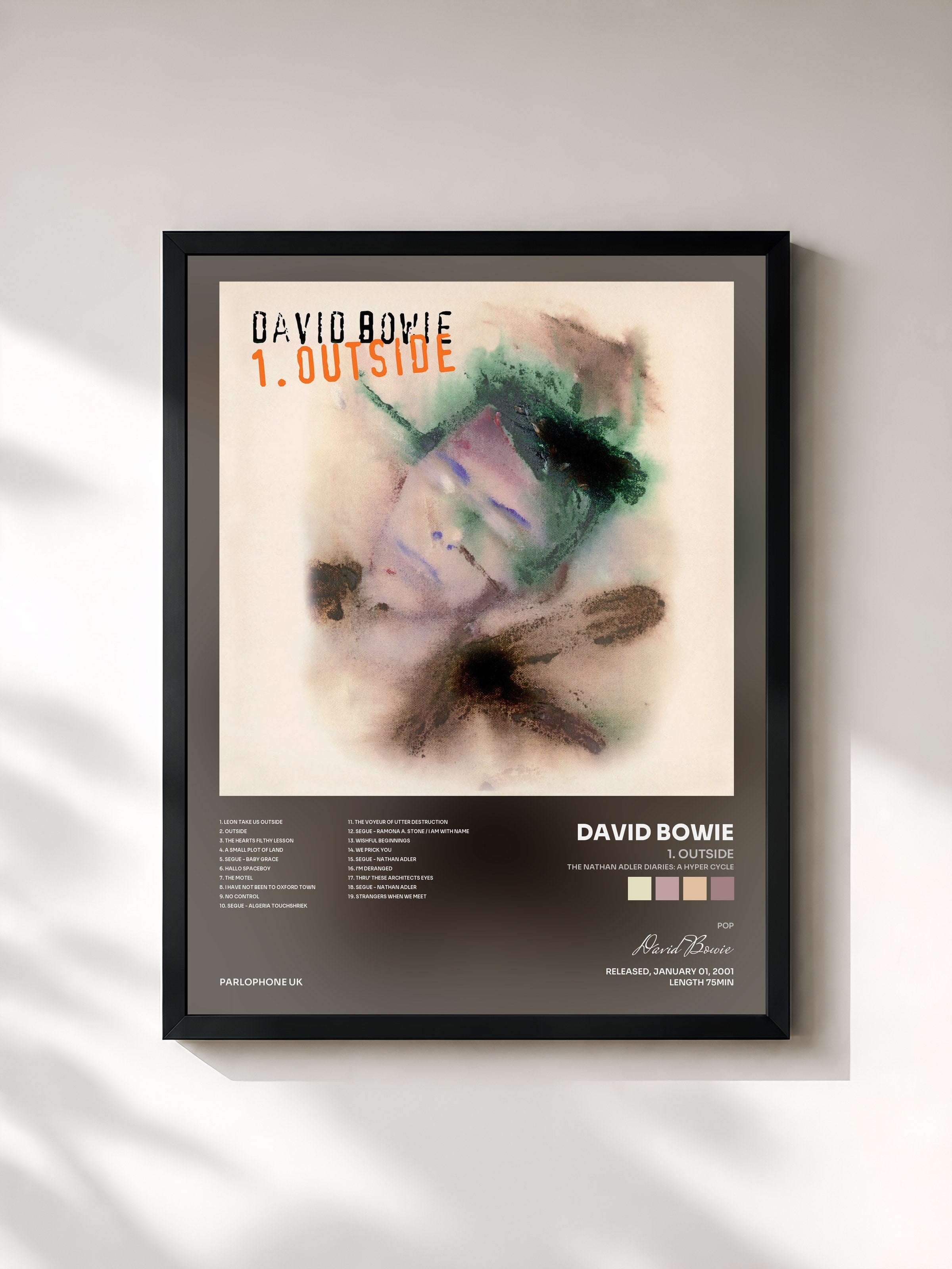 David Bowie · 1. Outside (The Nathan Adler Diaries: A Hyper Cycle)